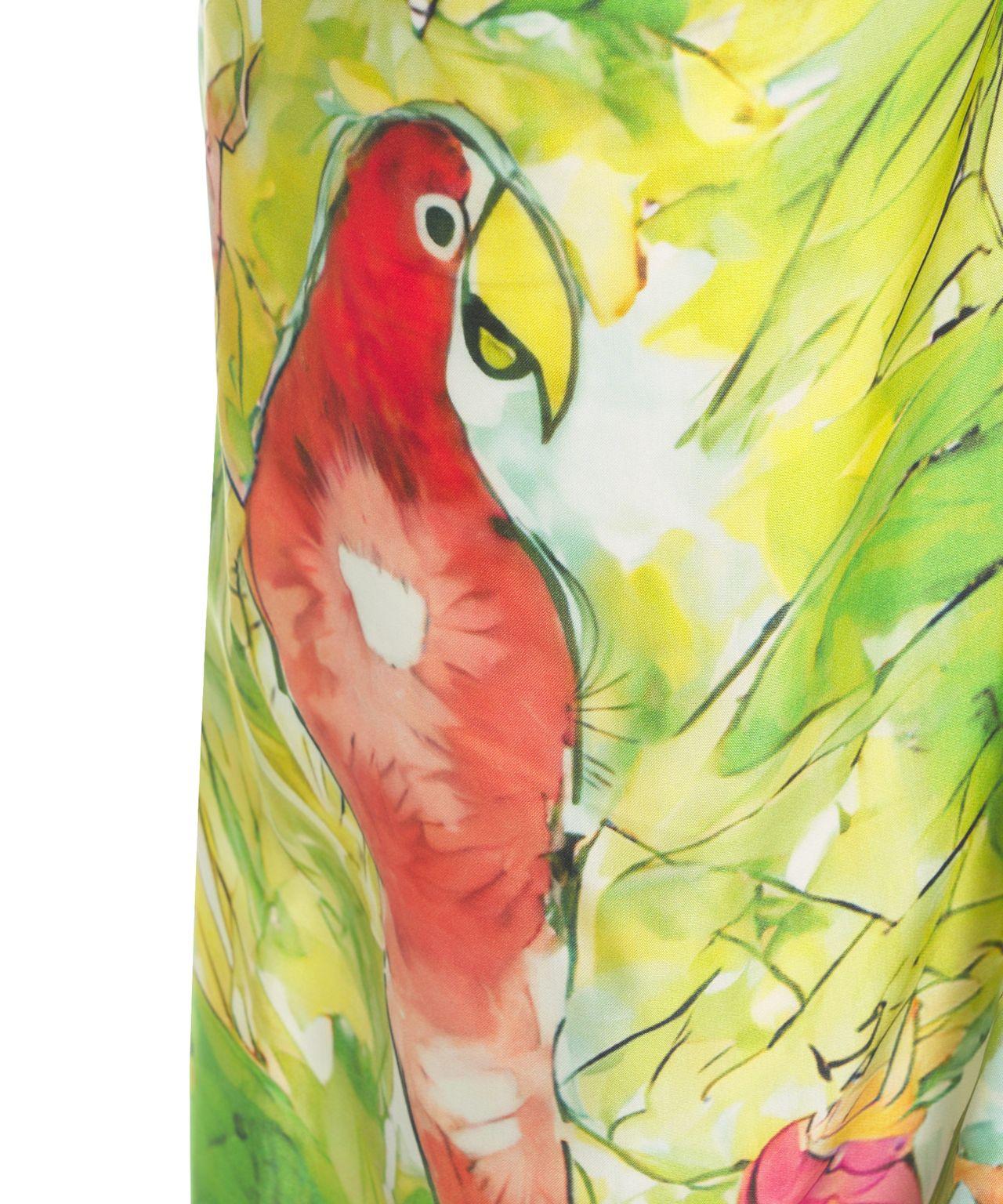 Wrap skirt with floral print Product Image