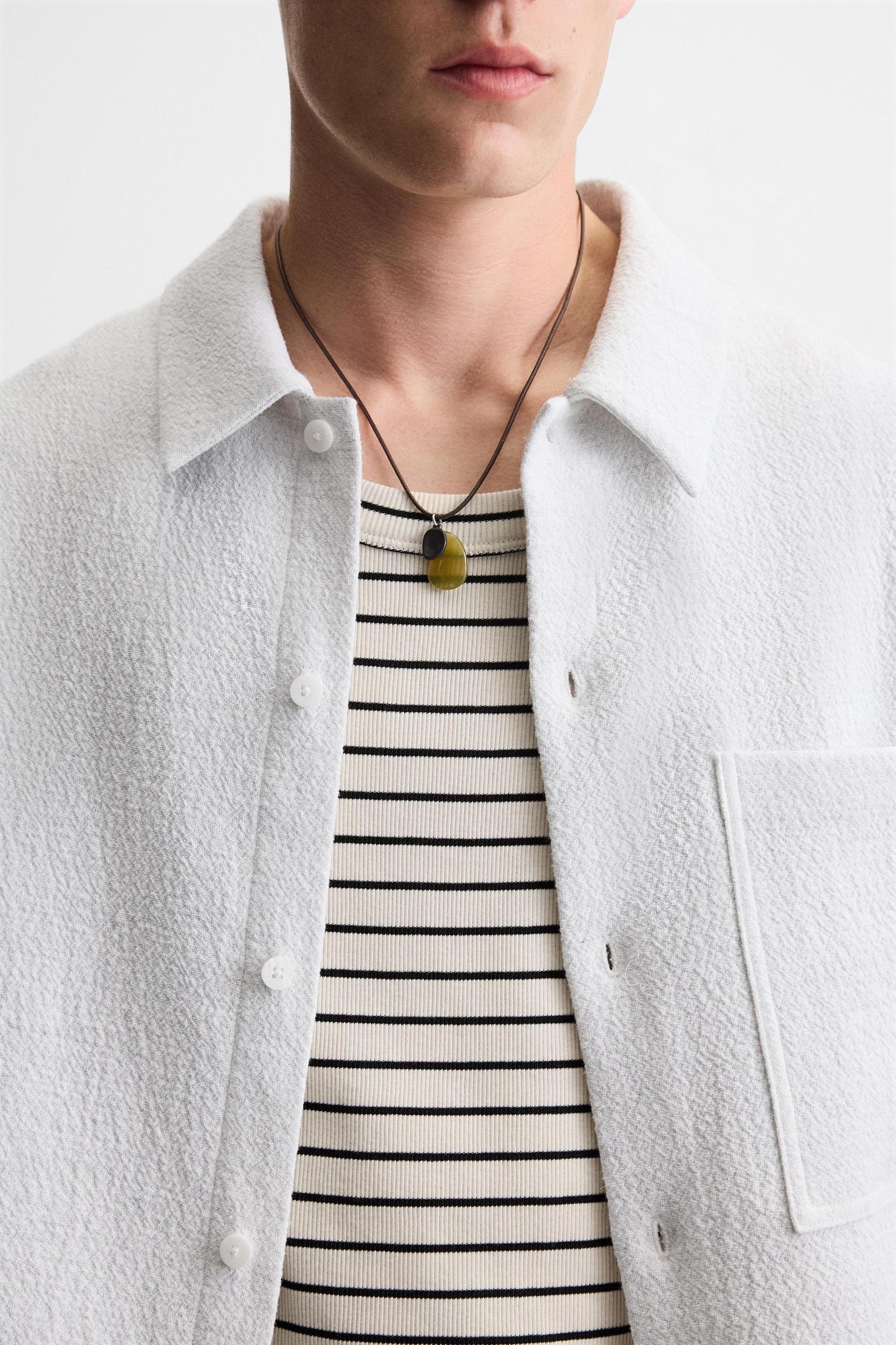 GEOMETRIC JACQUARD SHIRT Product Image