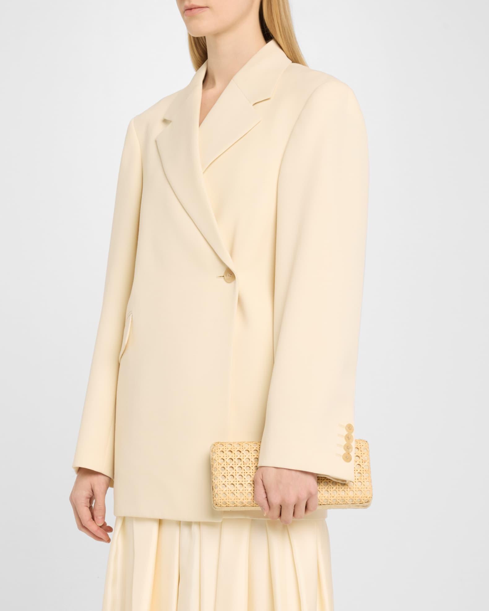 Alessandra Cutout Woven Long Clutch Bag Product Image