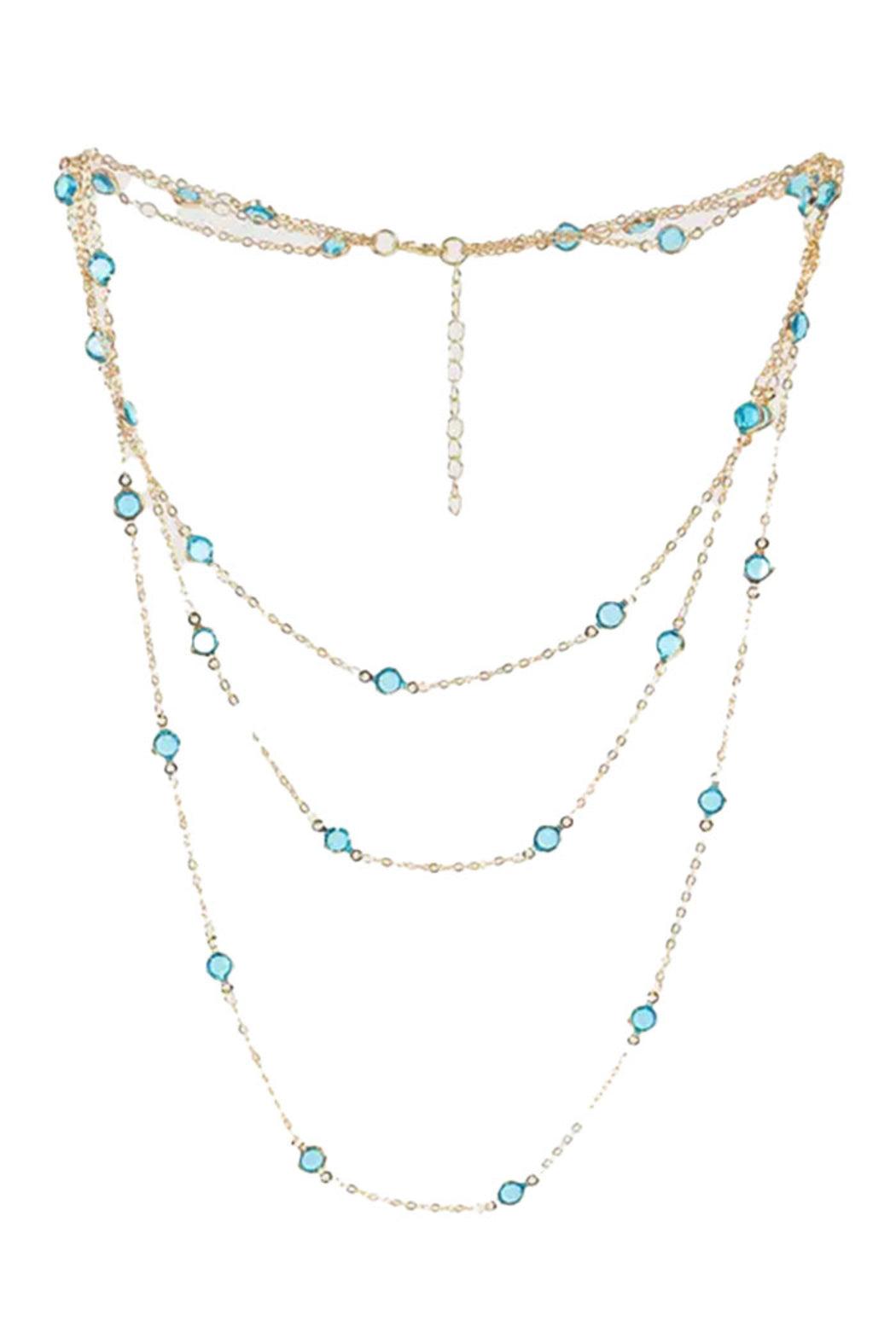 Glass Multi Layer Necklace Product Image