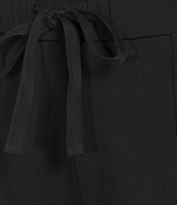 Eileen Fisher Organic Cotton Blend Stretch Jersey Elastic Drawstring Shorts Product Image