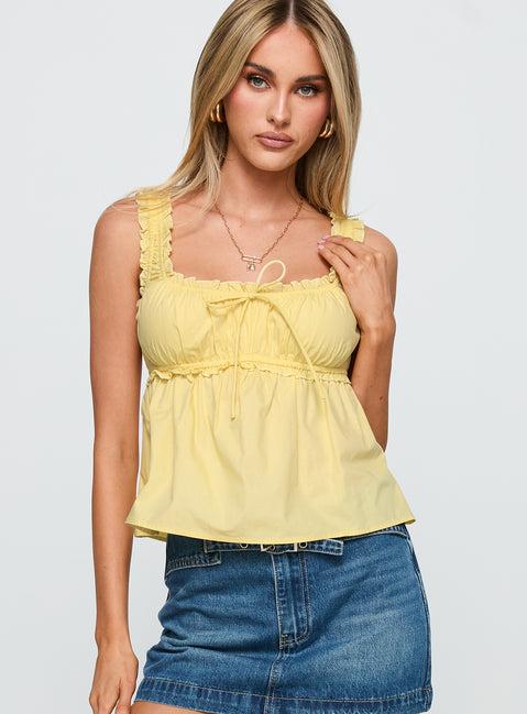 Thalira Top Yellow Product Image