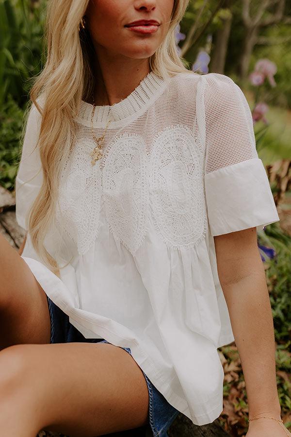 Charmed Life Knit Mesh Top Product Image