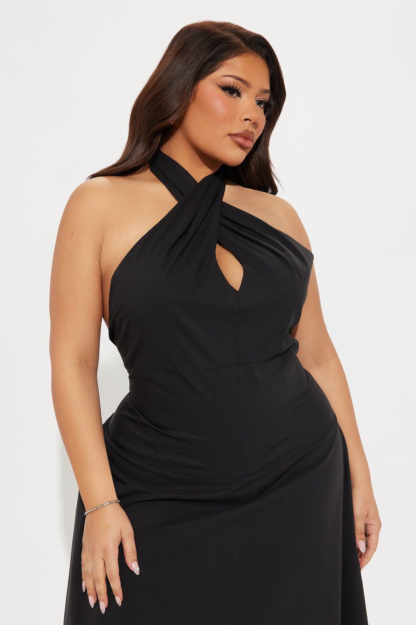 Chelsea Poplin Midi Dress - Black Product Image
