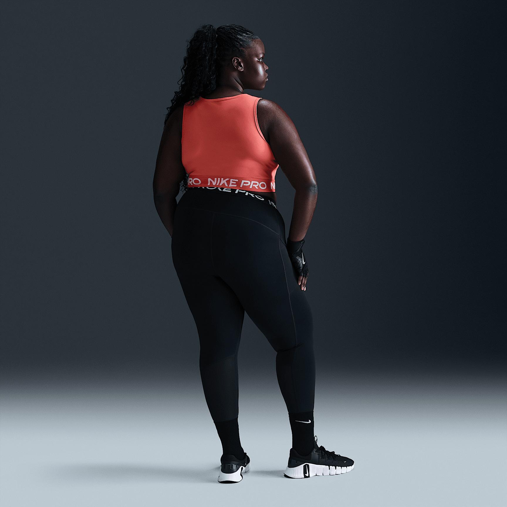 Nike Pro Women's Dri-FIT Cropped Tank Top (Plus Size) Product Image