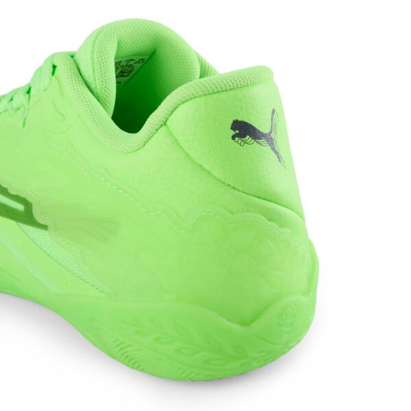 PUMA STEWIE x TEAM Stewie 3 Women's Basketball Shoes in Green Glare/Galactic Grey Product Image