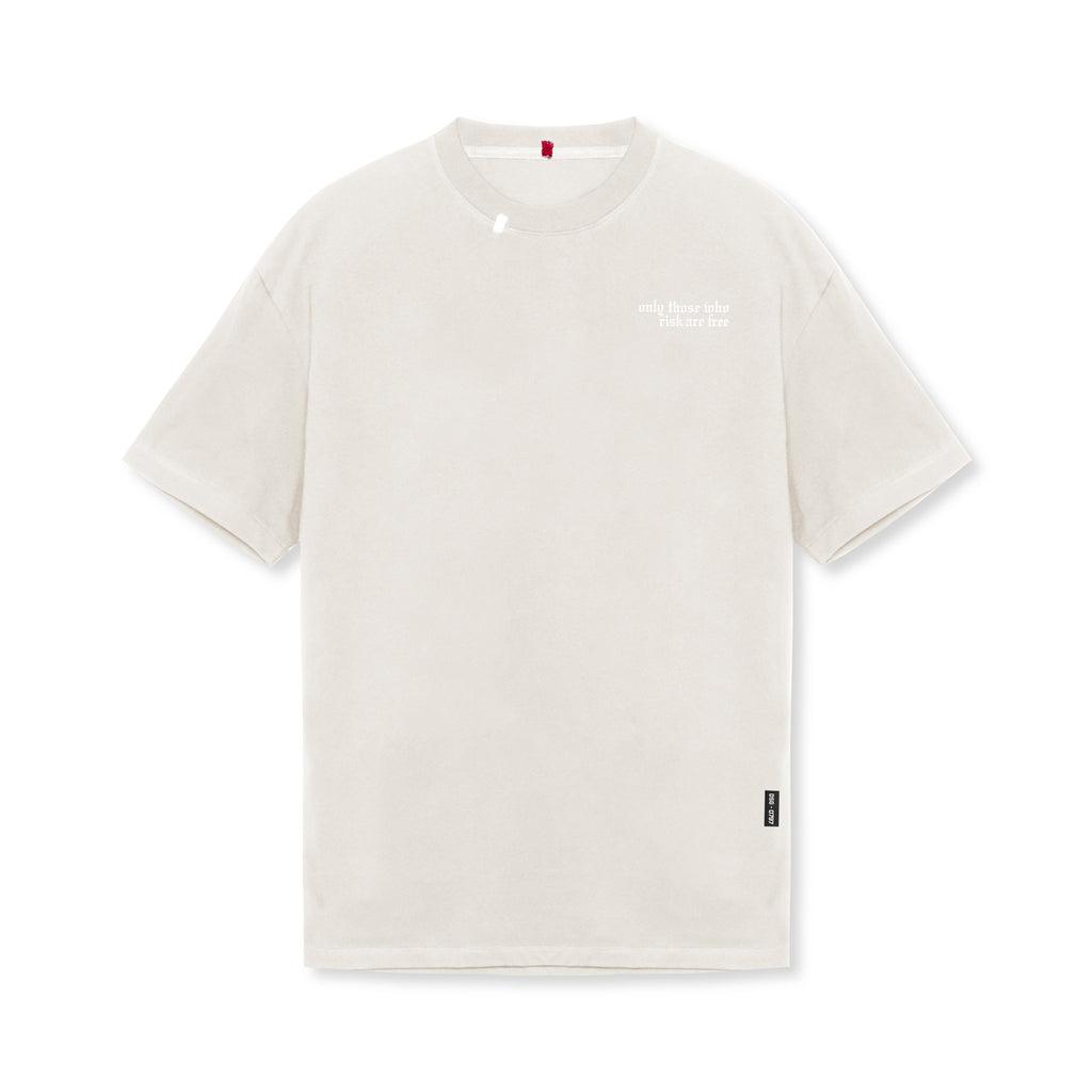 0797. Tech Essential™ Relaxed Tee - Stone/White "Brush Wings/ASRV" Product Image