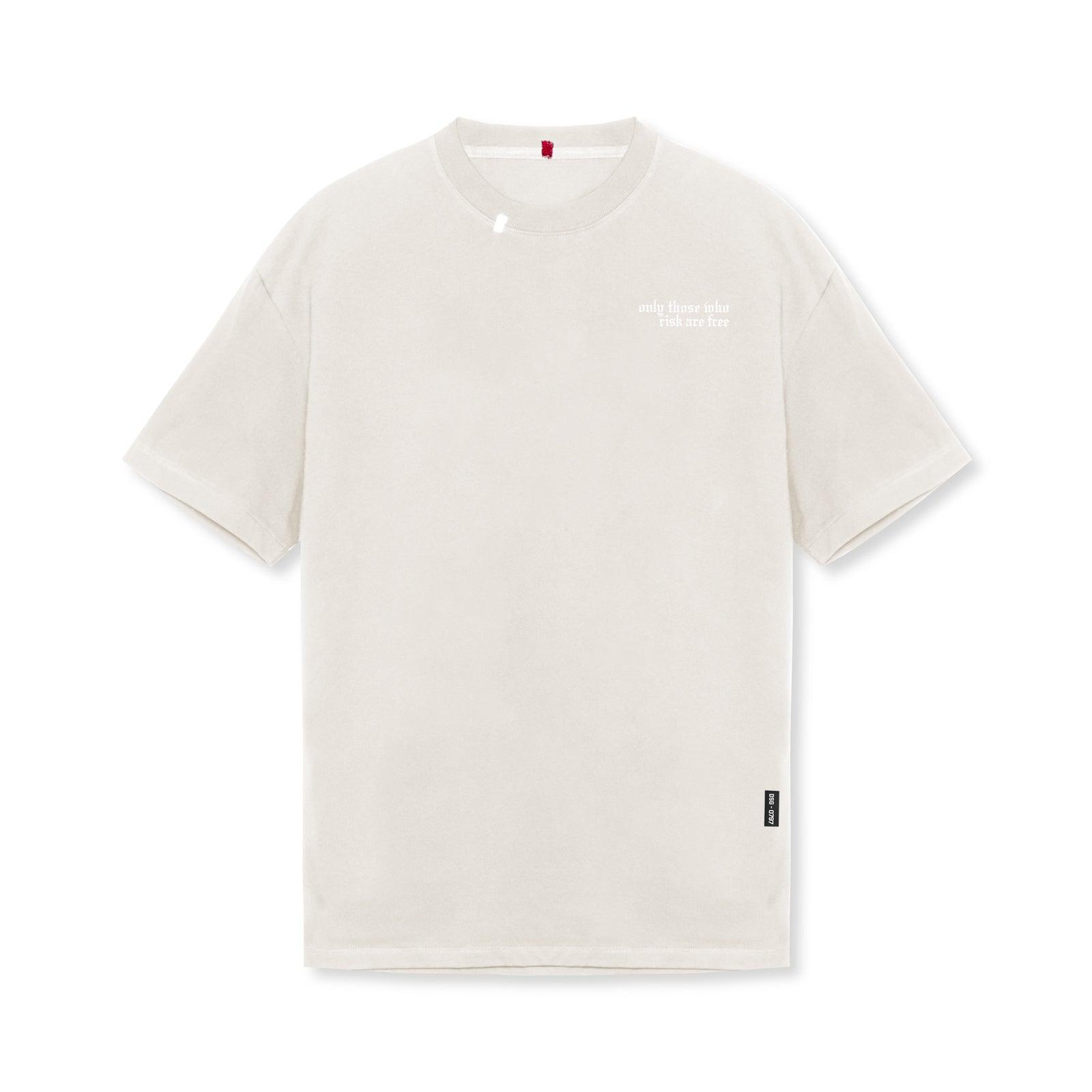 0797. Tech Essential™ Relaxed Tee - Stone/White "Brush Wings/ASRV" Product Image