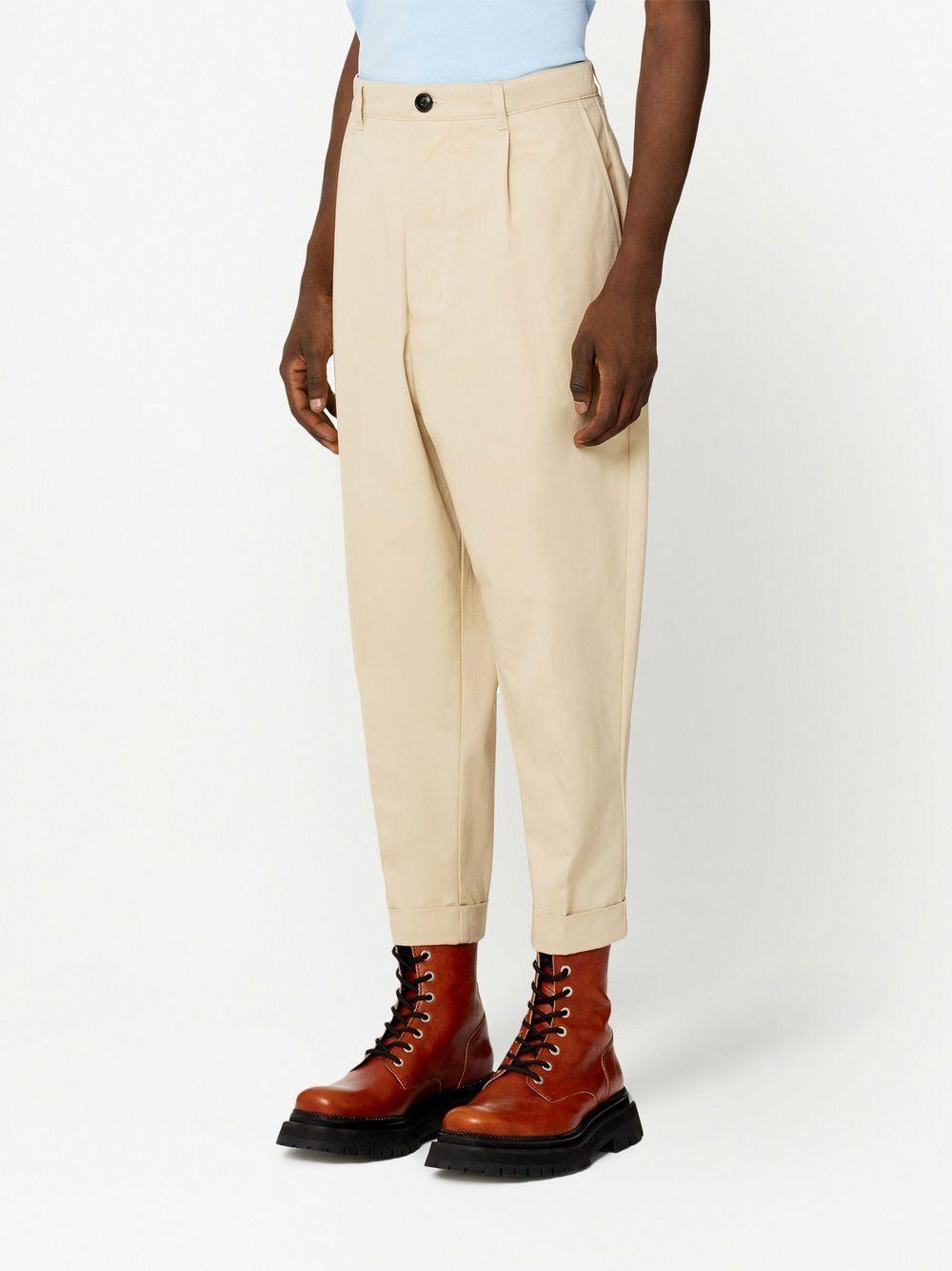 drop-crotch carrot trousers Product Image