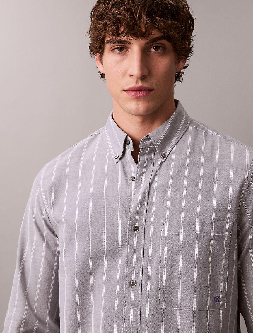 Striped Oxford Classic Button-Down Shirt Product Image