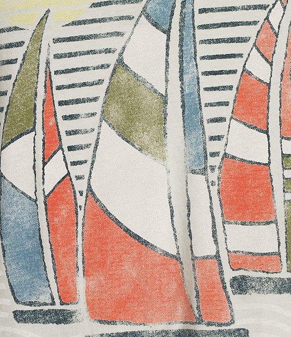 Lucky Brand Knit Crew Neck Short Sleeve Graphic Tee Product Image