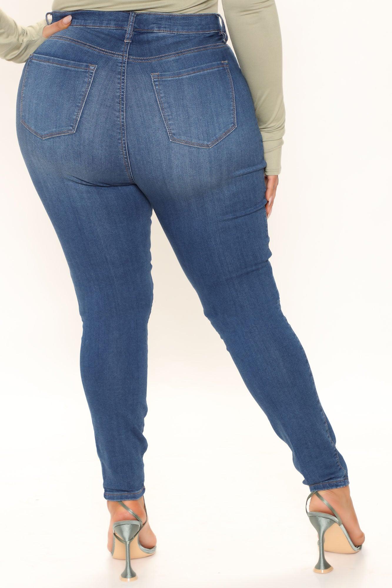 Tall Emma Super Stretch High Rise Skinny Jean - Medium Wash Product Image