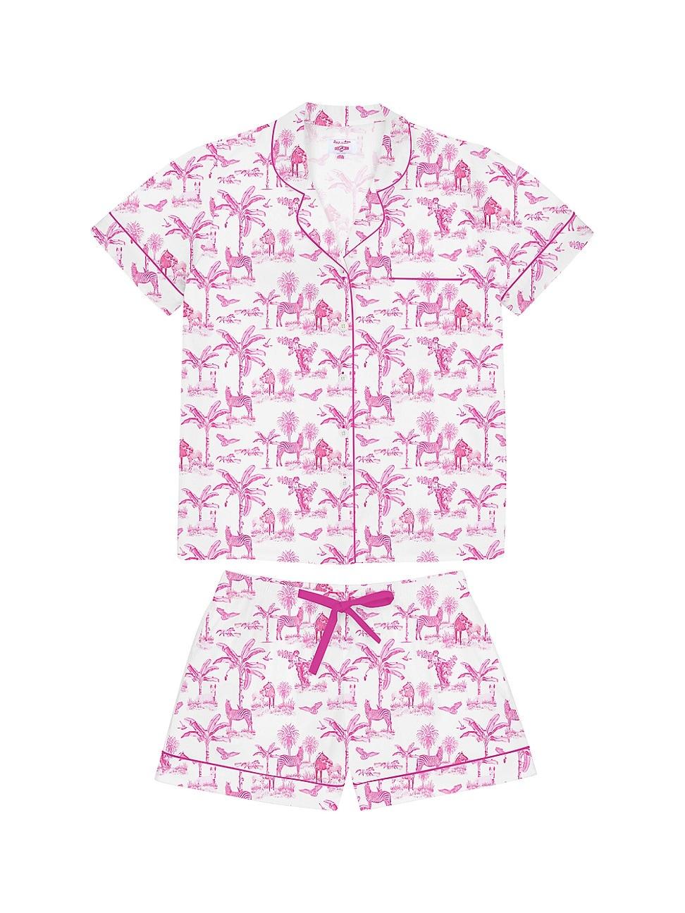 Womens Skydog Short Pajama Set Product Image