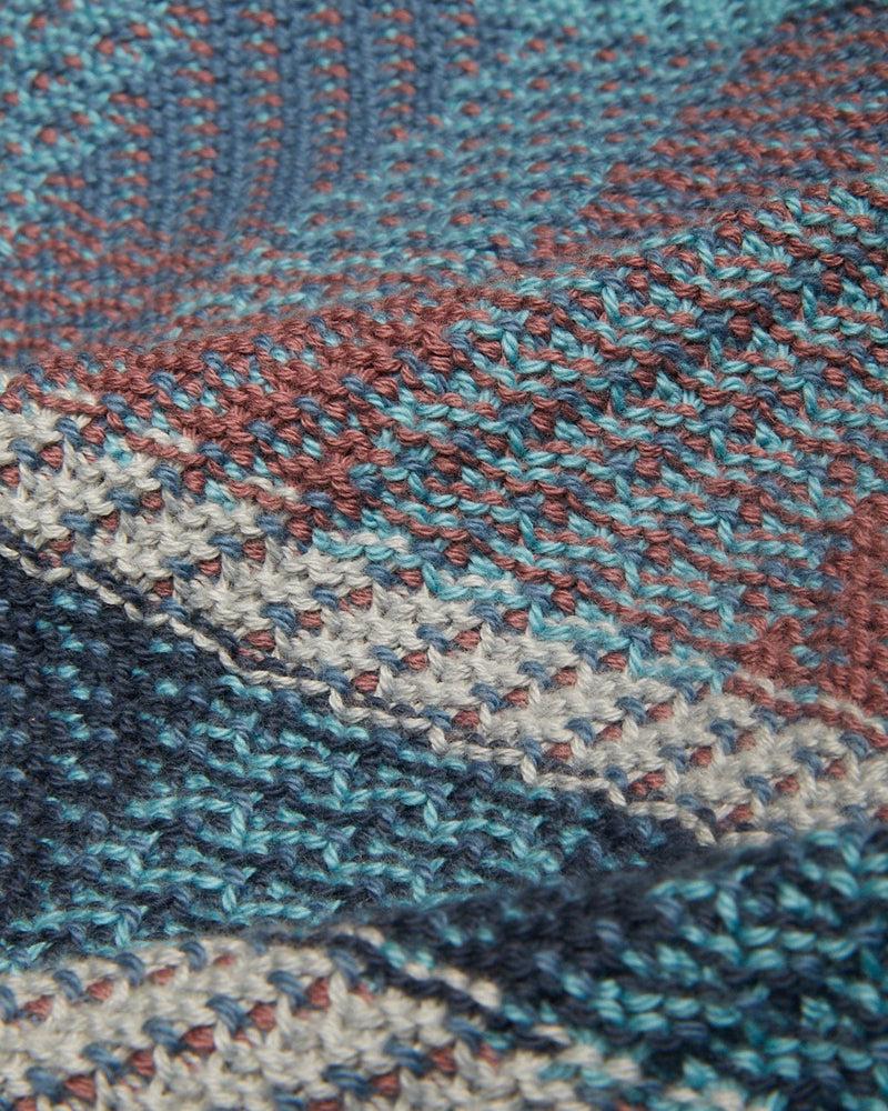 Blow Up Plaid Cardigan - Blue Product Image