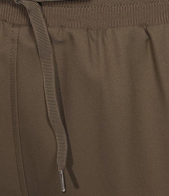 Kinesis Woven Elastic Cinched Cuff Ribbed Waistband Flap Pocket Ankle Joggers Product Image