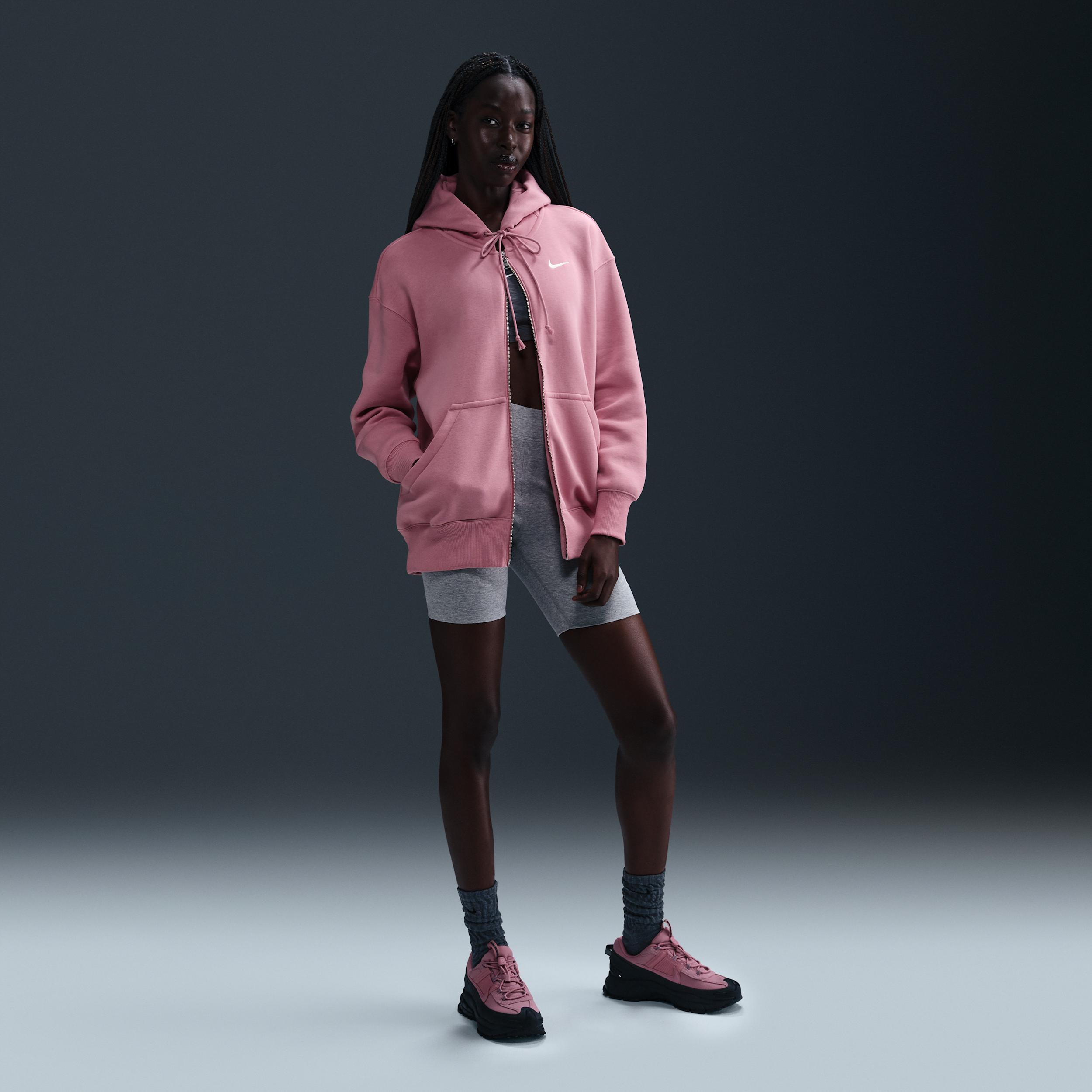 Nike Sportswear Phoenix Fleece Women's Oversized Full-Zip Hoodie Product Image