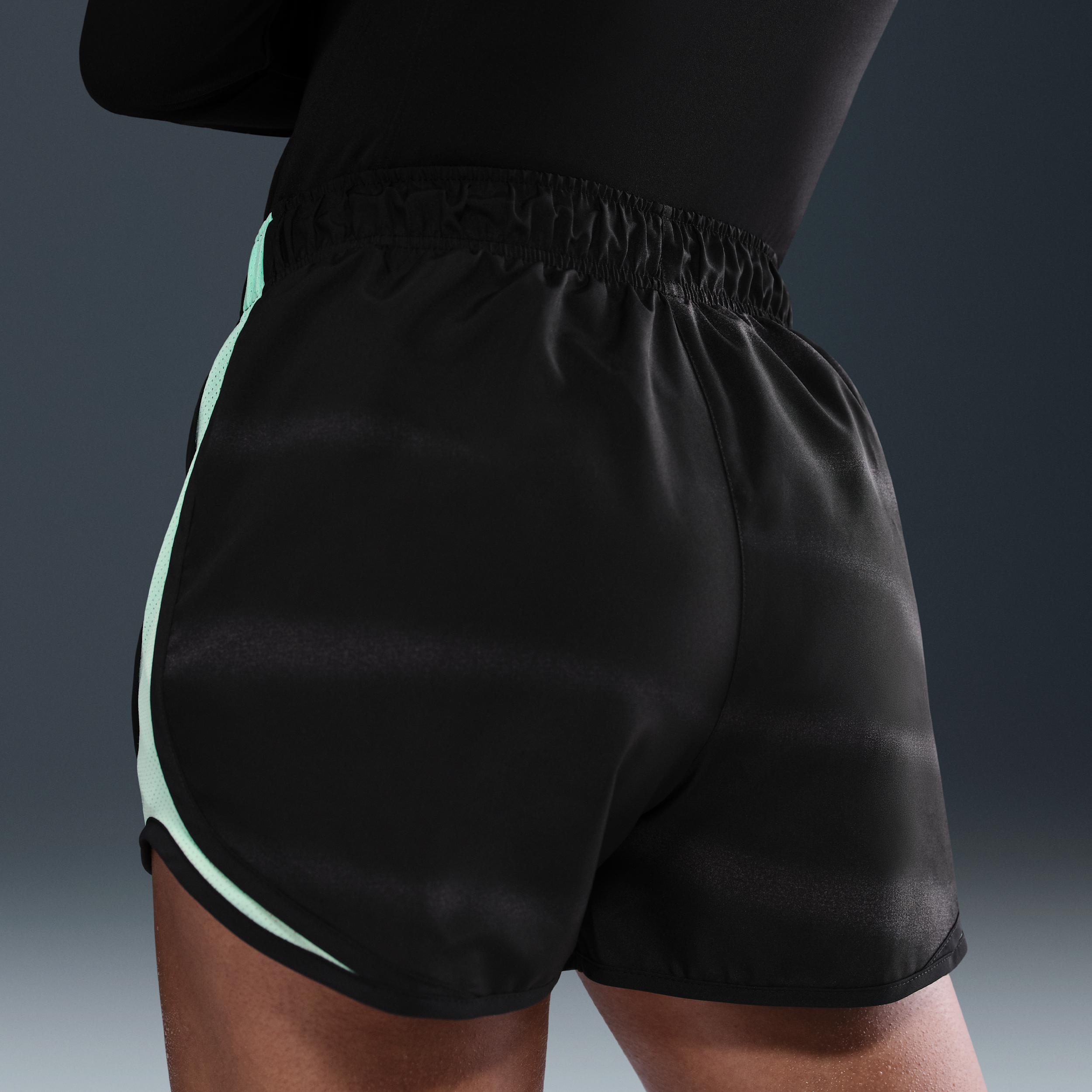Nike Womens Tempo Dri-FIT Mid-Rise Brief-Lined Running Shorts | IH7635-036 Product Image