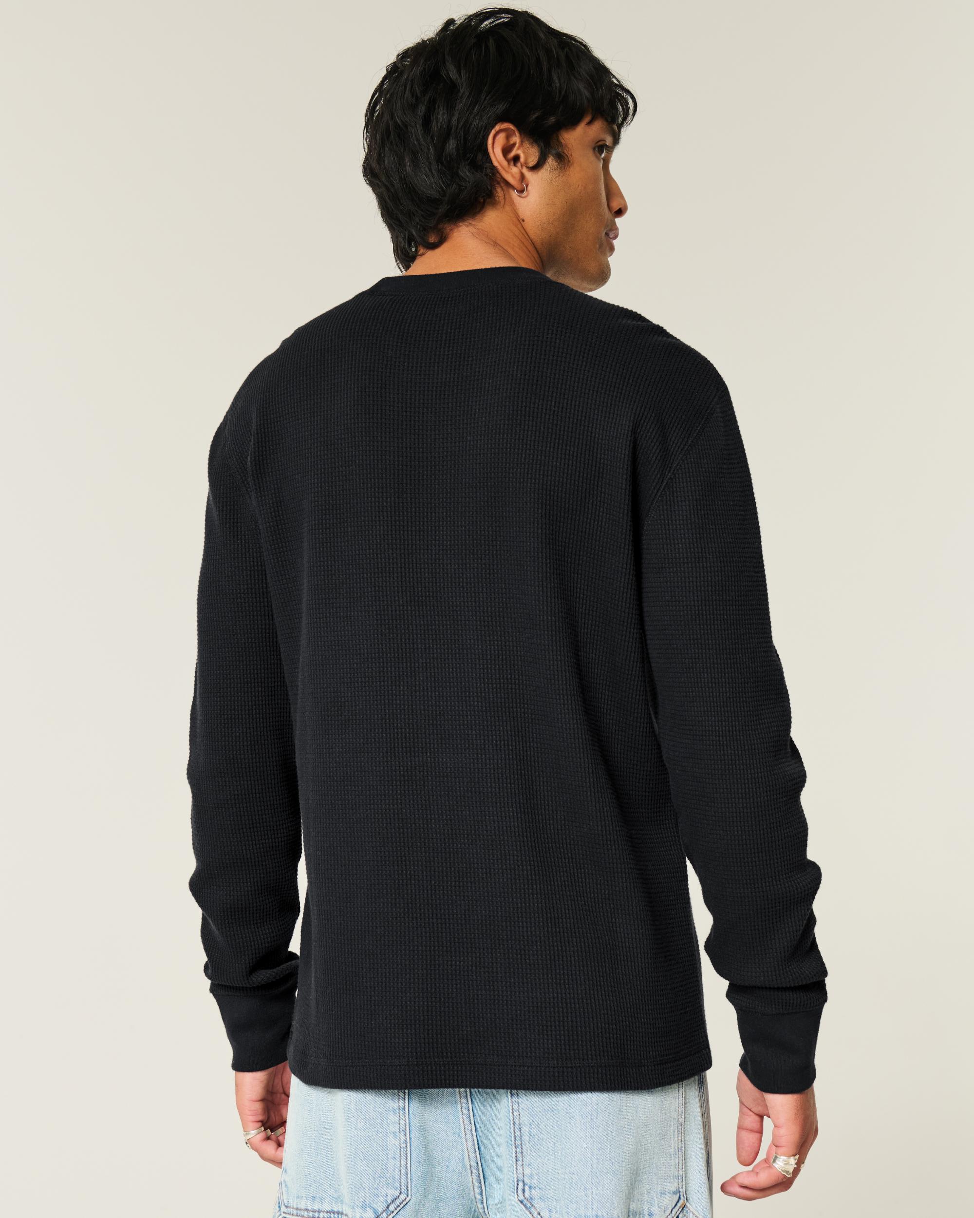 Long-Sleeve Thermal Crew T-Shirt Product Image