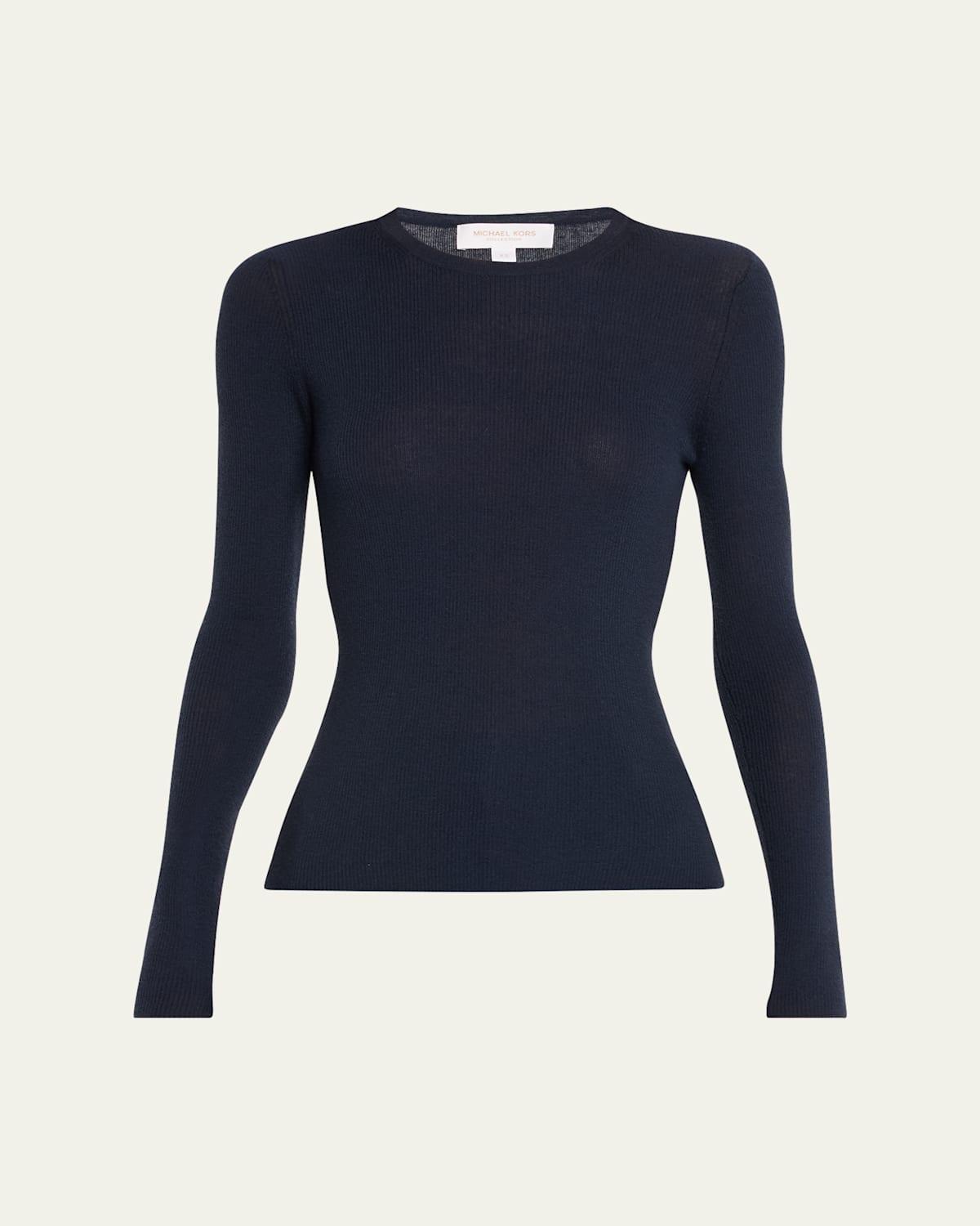 Womens Hutton Ribbed Cashmere Sweater Product Image
