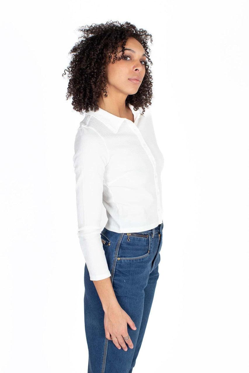 Textured Button Down Product Image