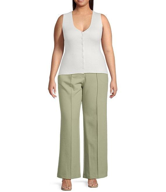 Lucy Paris Plus Eris Knit Fitted Vest Product Image