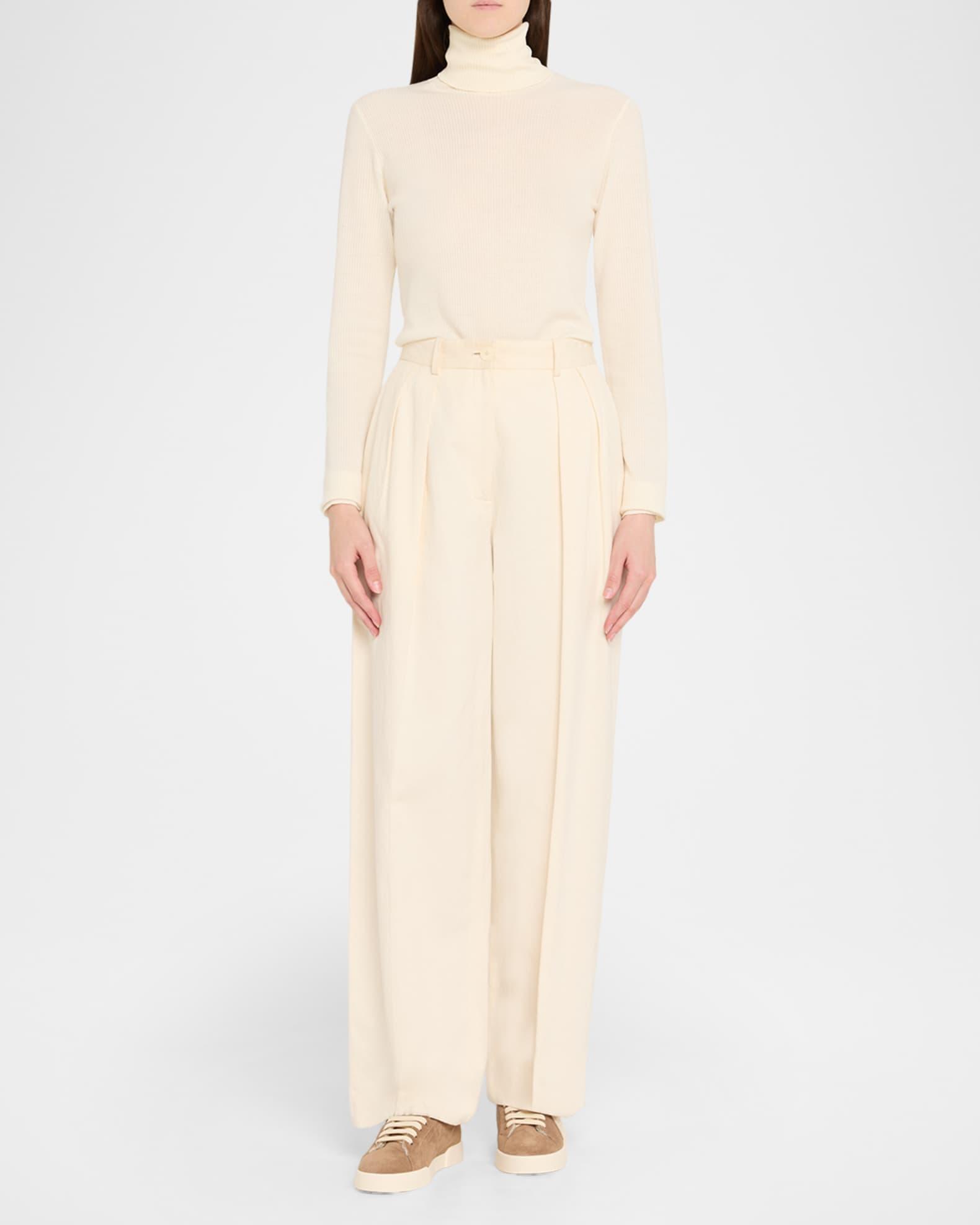 Portofino Shearling-Lined Low-Top Suede Sneakers Product Image