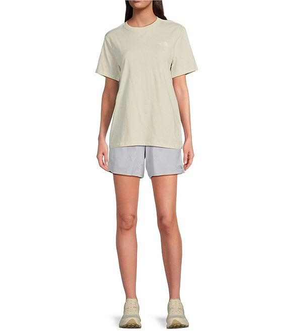 The North Face Crew Neck Rib Knit Short Sleeve Box Tee Product Image