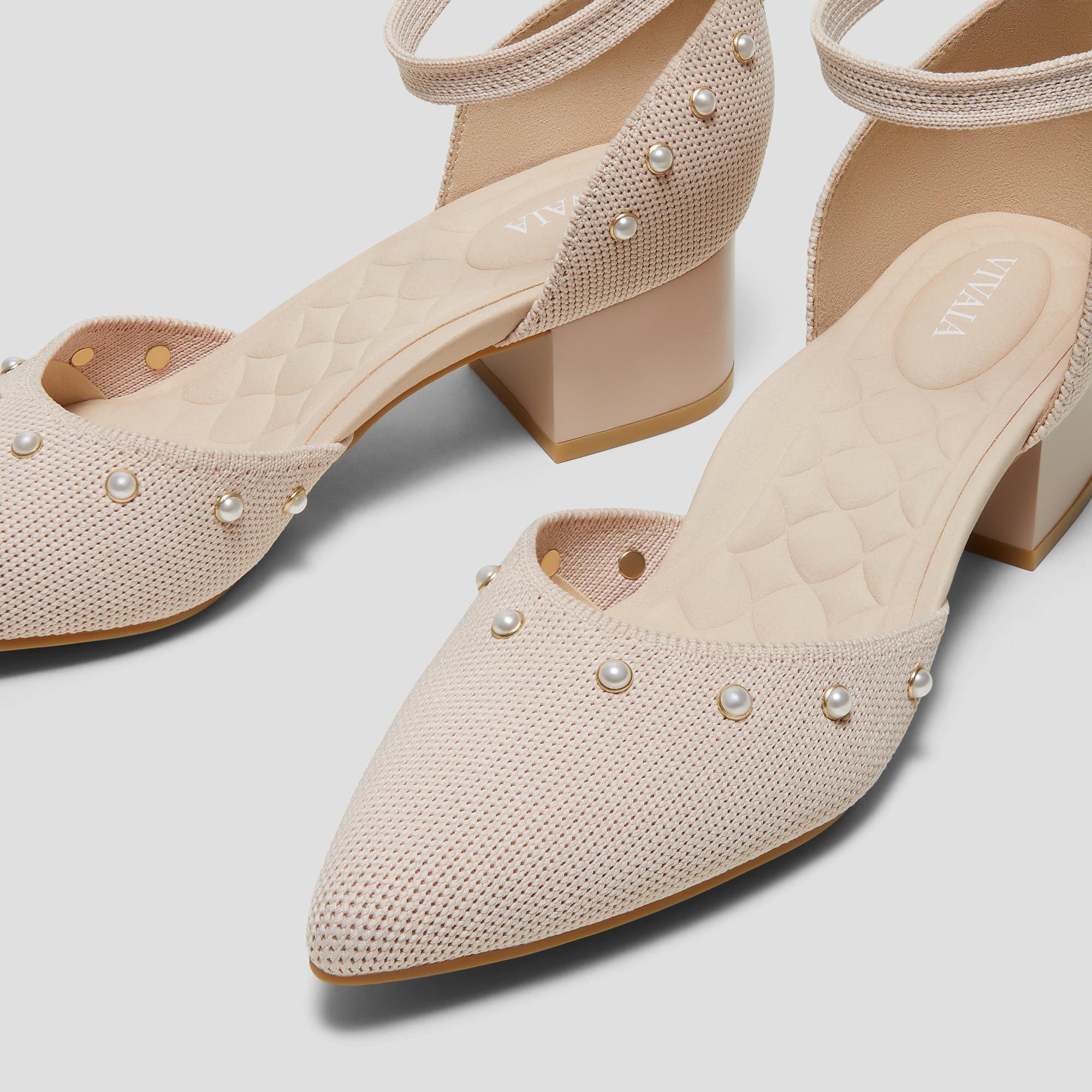 Pointed-Toe Stress FREE Block Heels (Galilea) Product Image