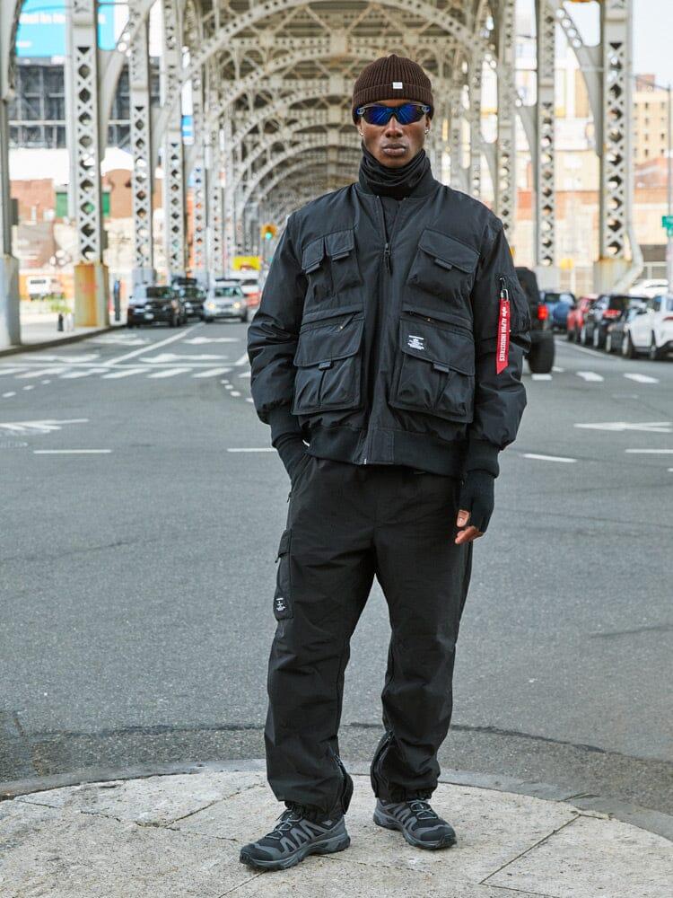 MULTI POCKET BOMBER JACKET Male Product Image