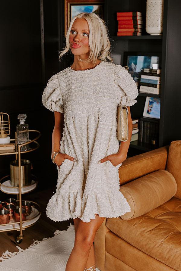 Whimsical Whispers Knit Mini Dress Product Image