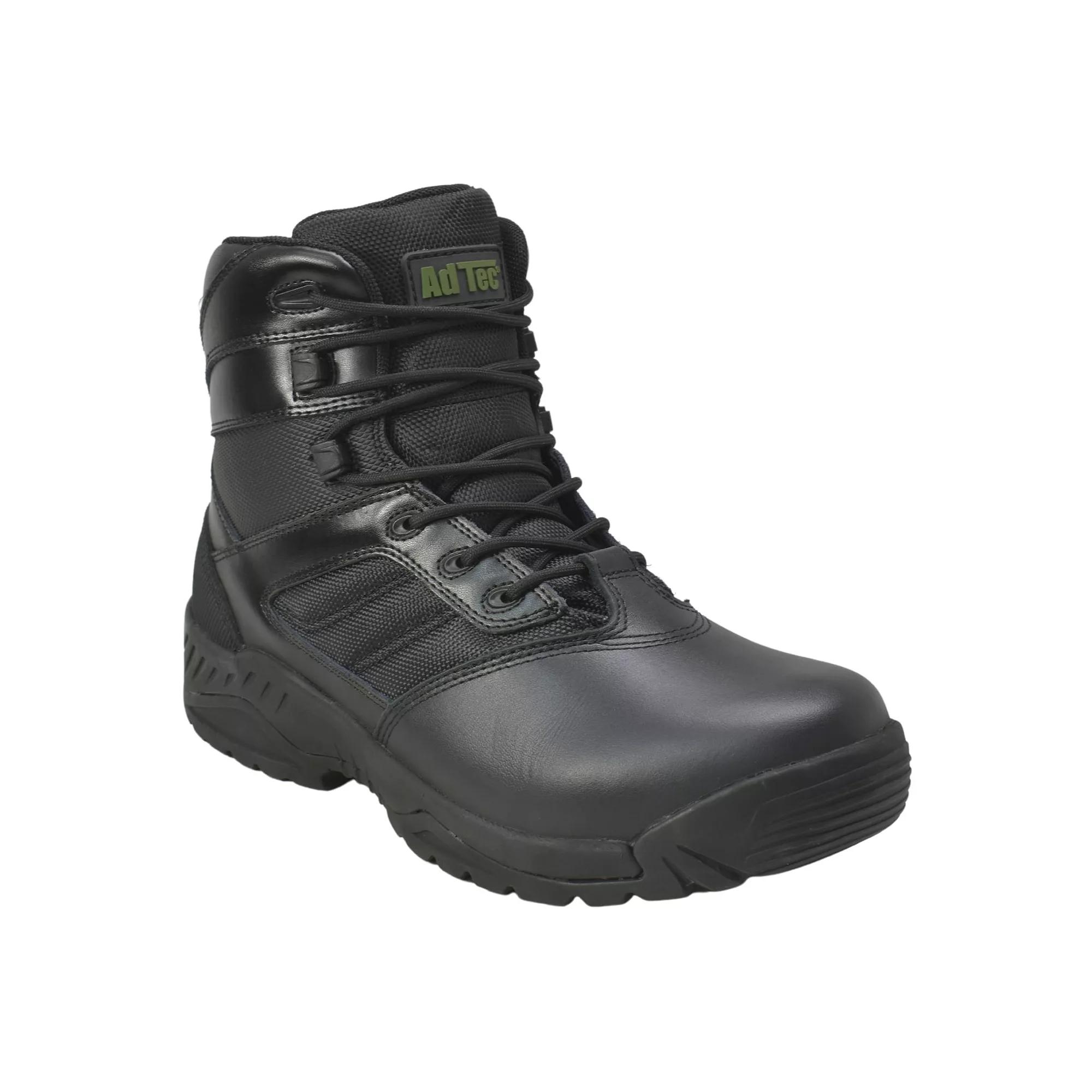 AdTec Tactical Men's Leather Tactical Boots, Size: 9, Black Product Image