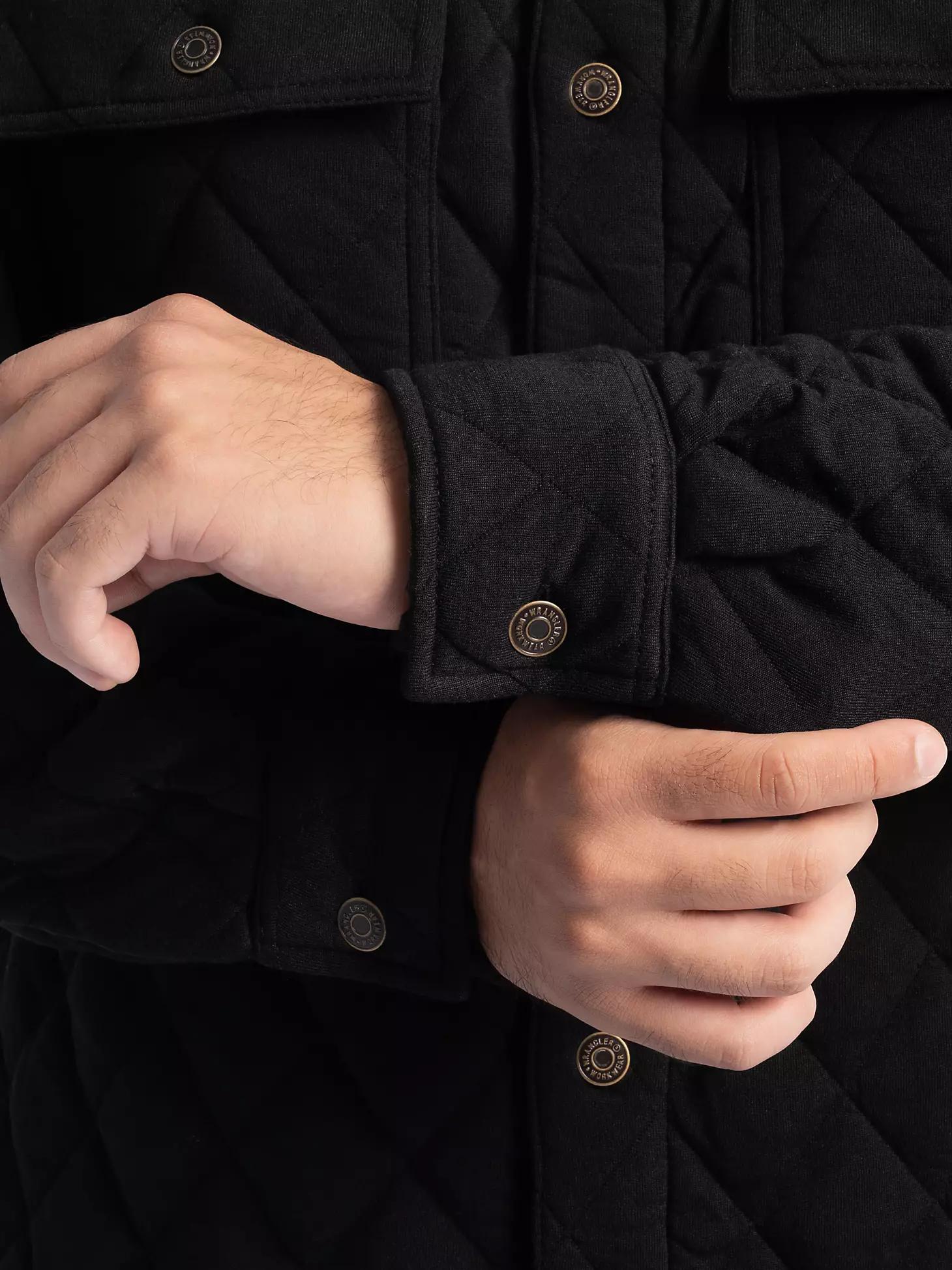 Men's Workwear Diamond Quilted Shacket Product Image