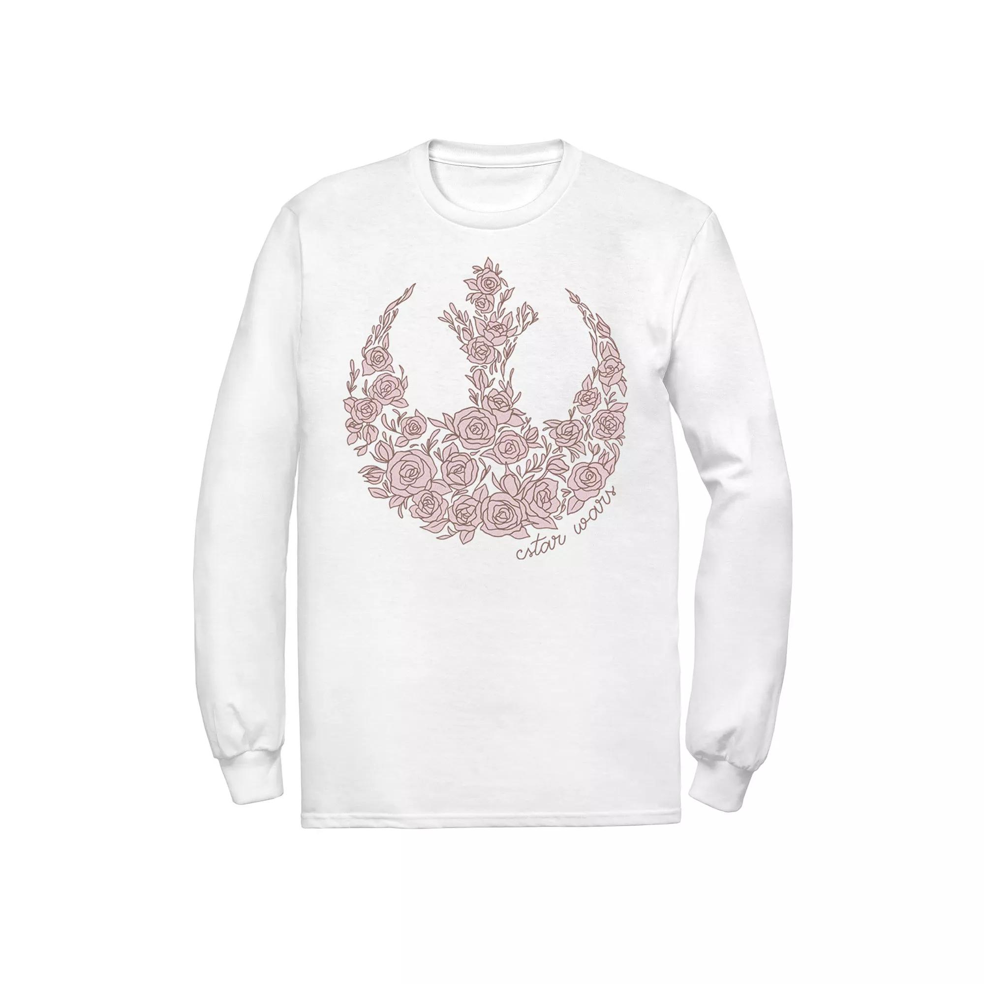 Men's Star Wars Rose Rebel Emblem Tee,  Product Image