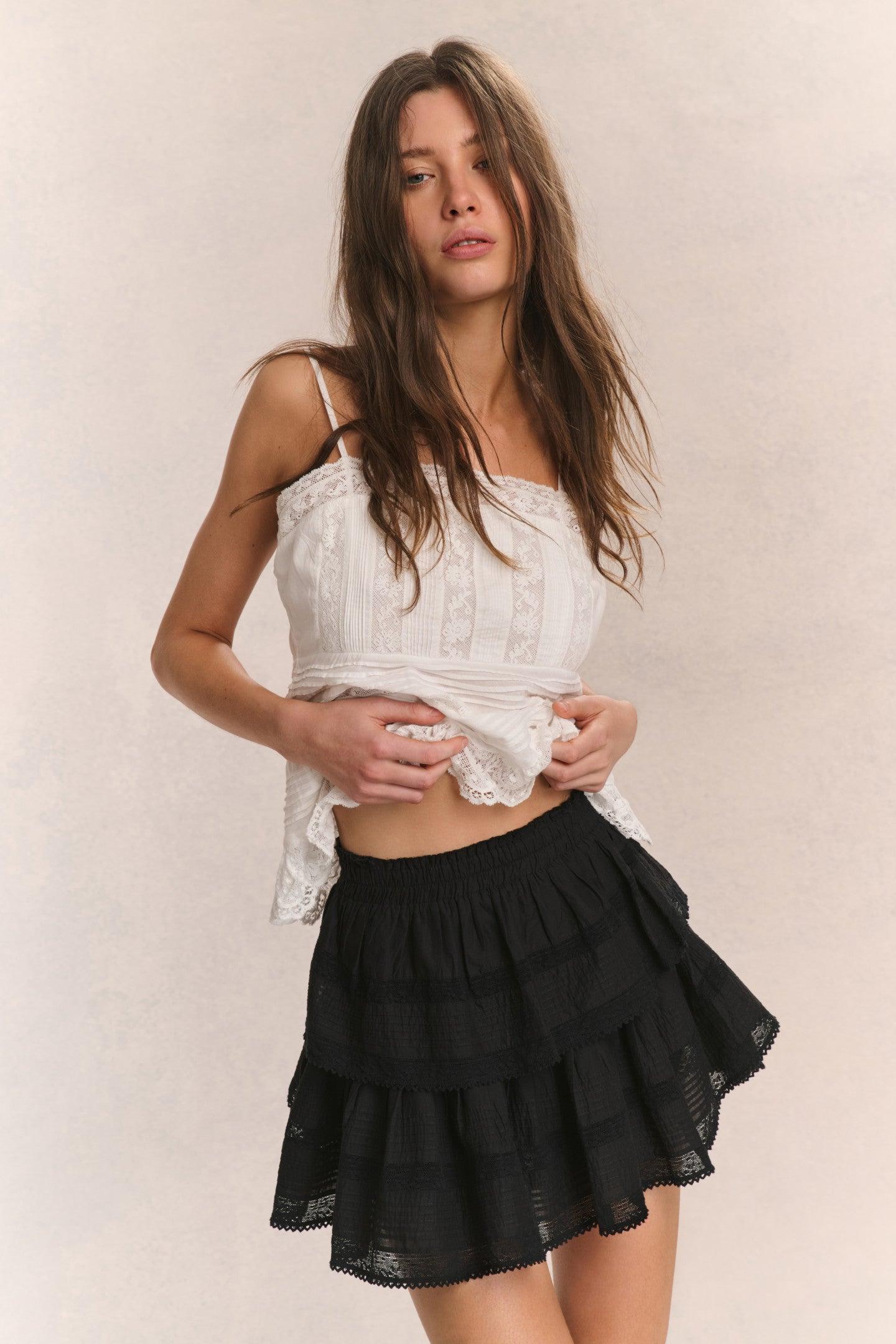 Ruffle Mini Heritage Skirt Product Image