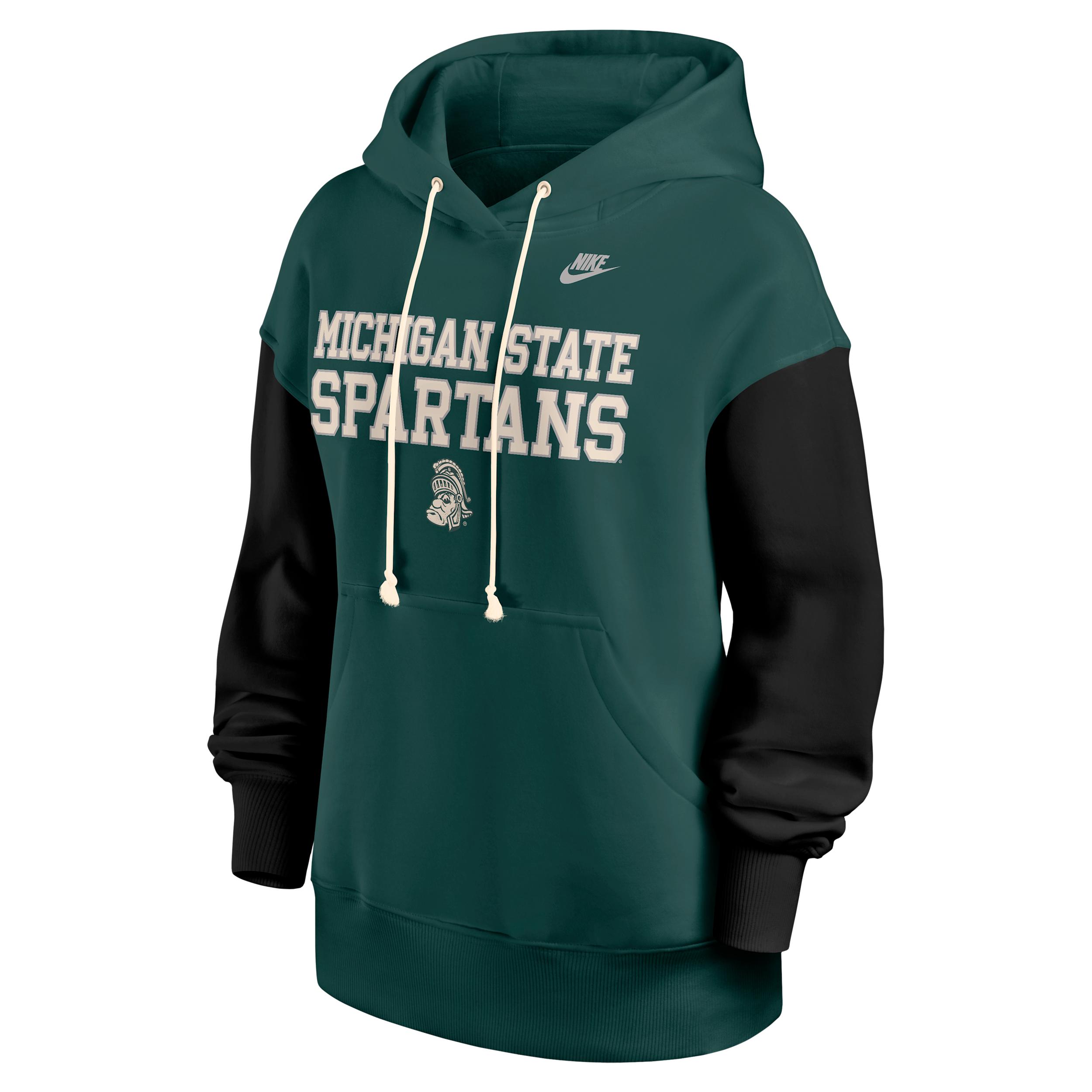 Michigan State Legacy Phoenix Nike Womens College Pullover Hoodie | 01N508GOMSV-D86 Product Image