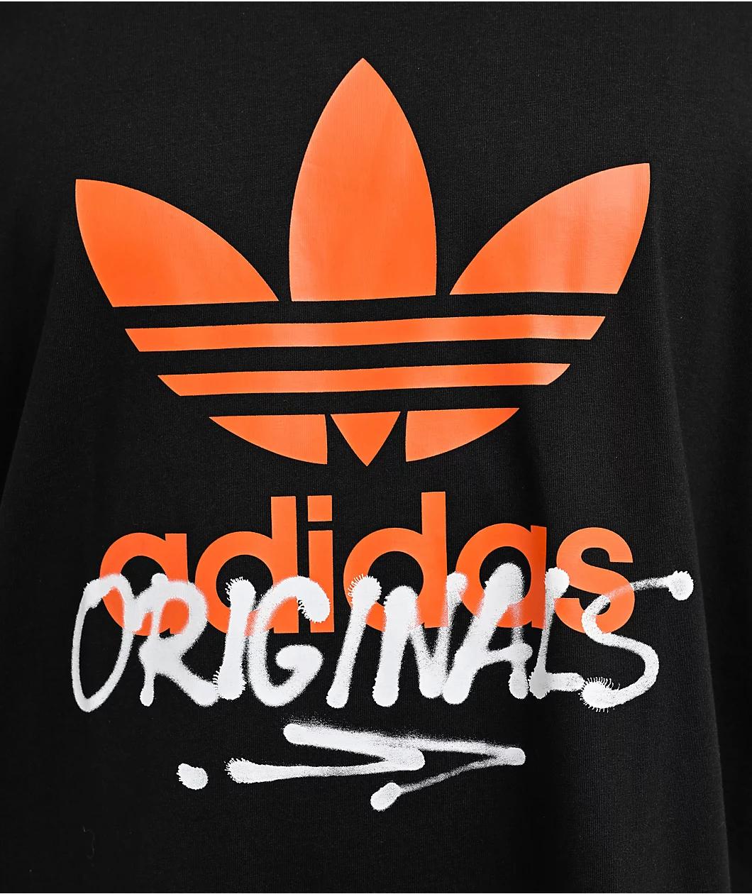 adidas Originals TS Street 1 Black T-Shirt Product Image