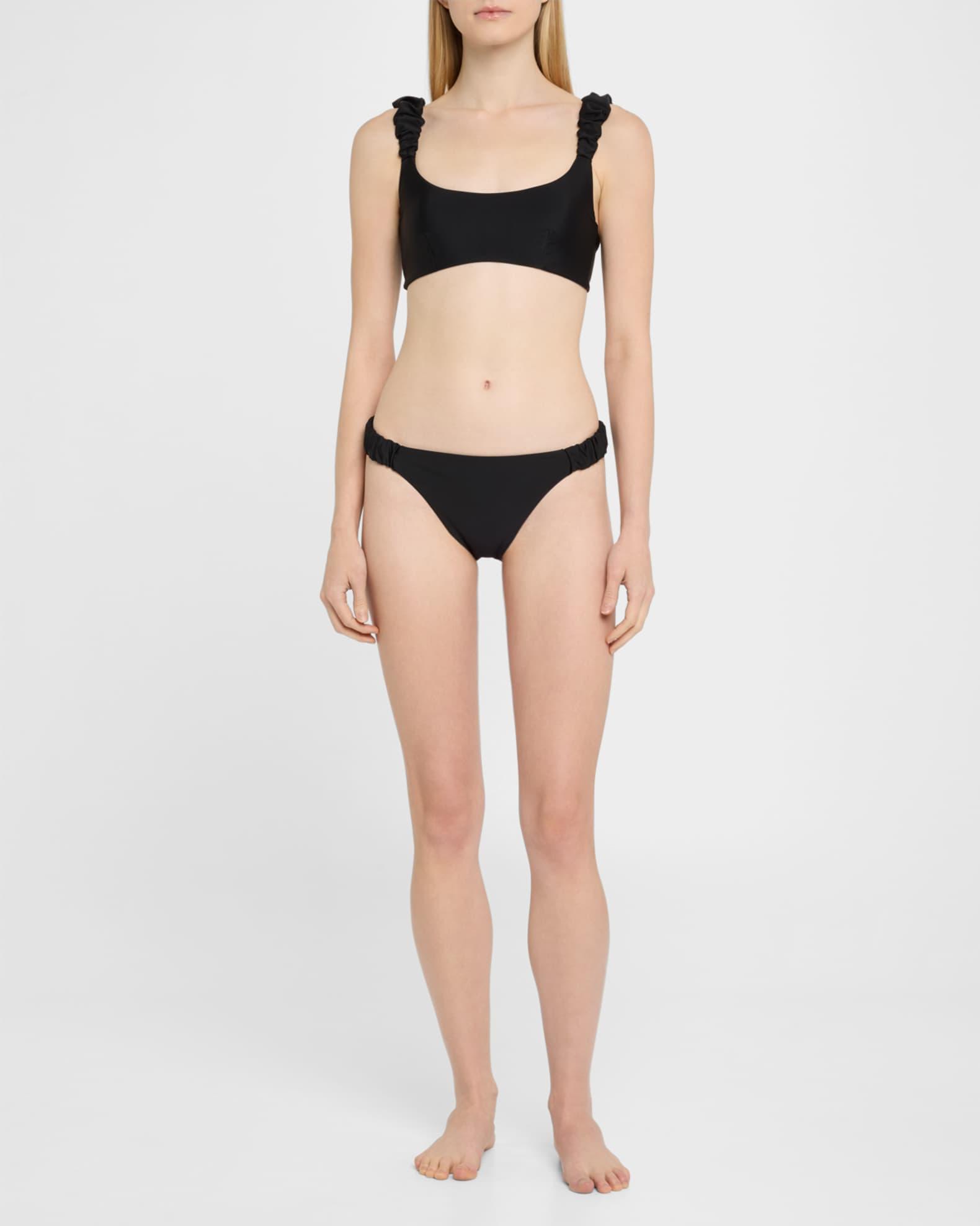 Joelle Ruched Bikini Bottoms Product Image