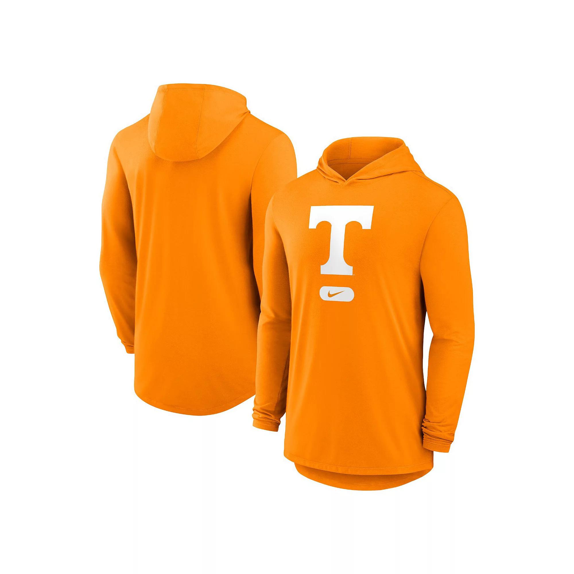 Men's Nike Tennessee Orange Tennessee Volunteers Lightweight Performance Long Sleeve Hoodie T-Shirt, Size: Medium Product Image