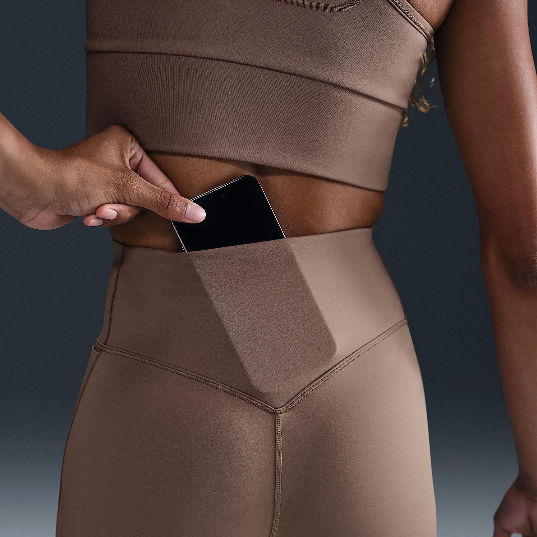 Nike Women's Universa High-Waisted 7/8 Leggings with No Front Seam Product Image