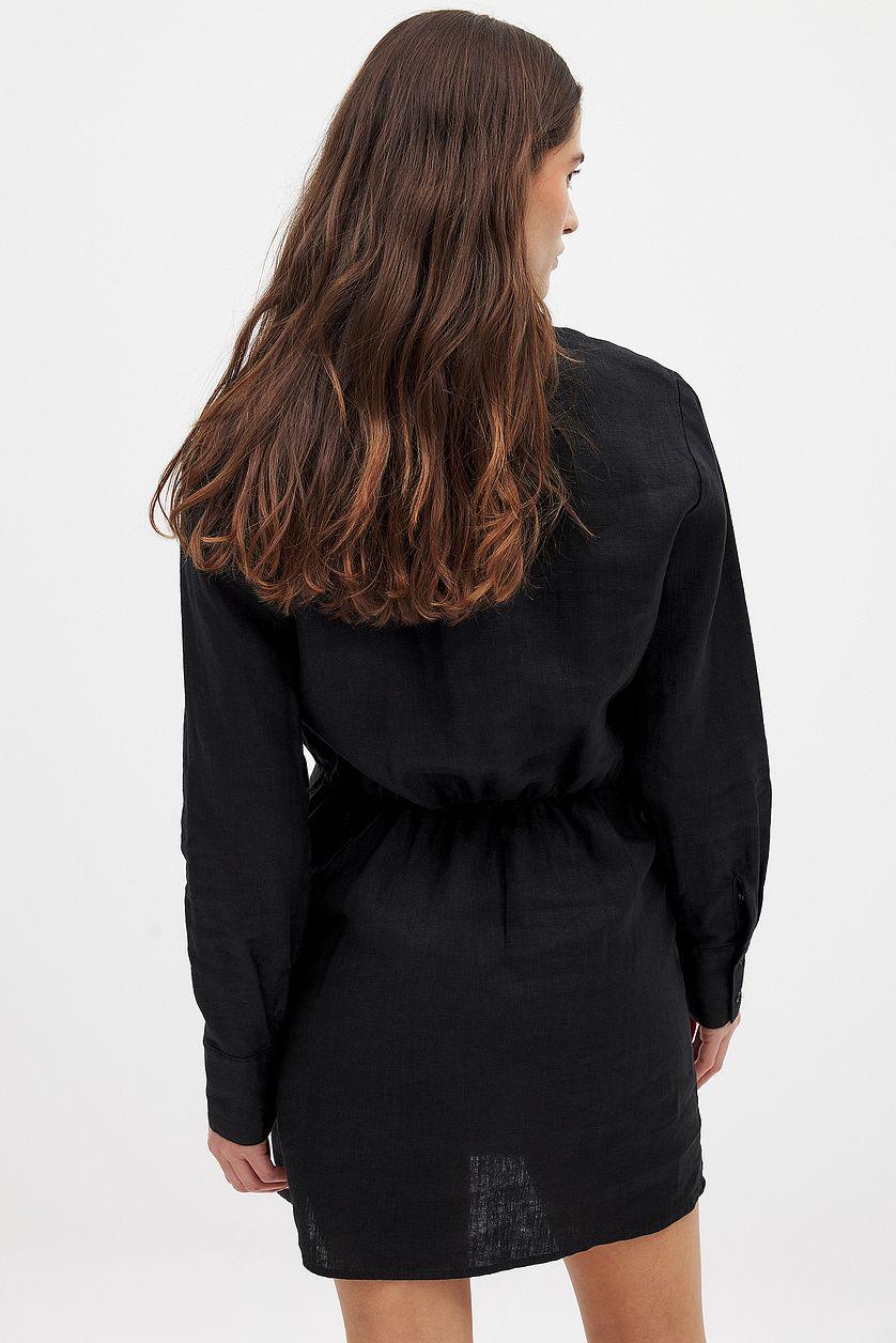 Linen Shirt Dress Product Image