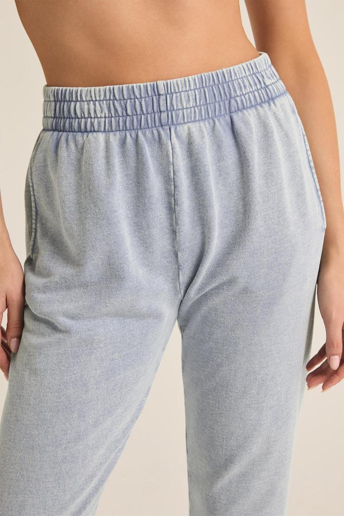 Slim Knit Denim Jogger Product Image