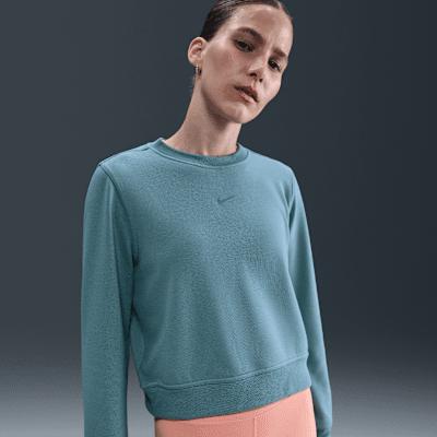 Nike Dri-FIT One Women's Crew-Neck French Terry Sweatshirt Product Image