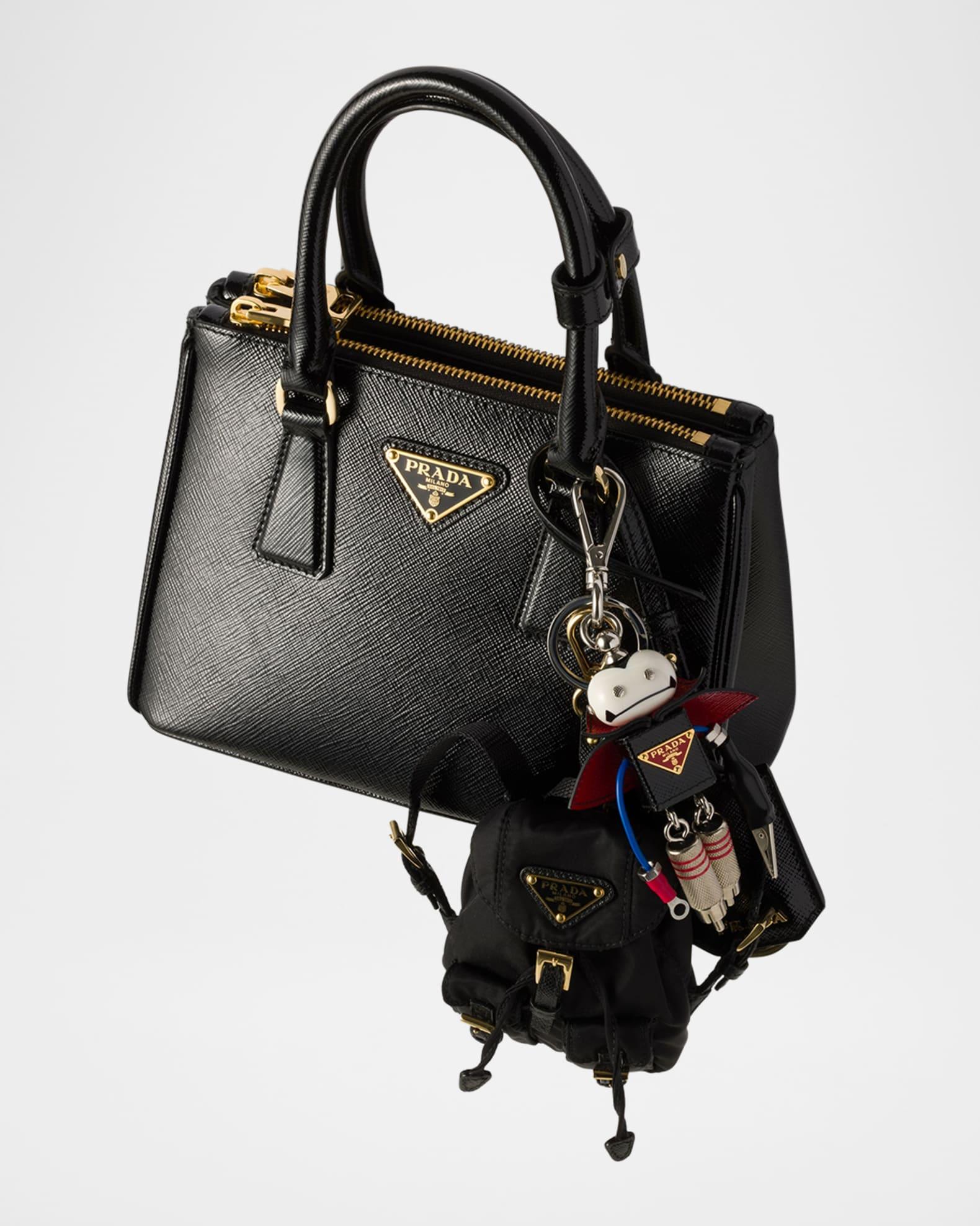 Robot Saffiano Leather Bag Charm Product Image