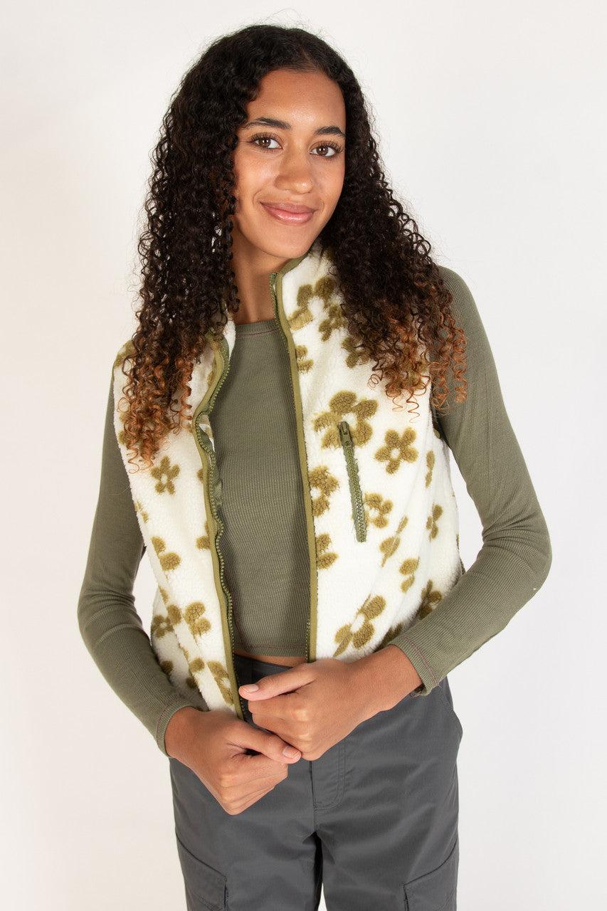 Daisy Fleece Zip Up Vest Product Image