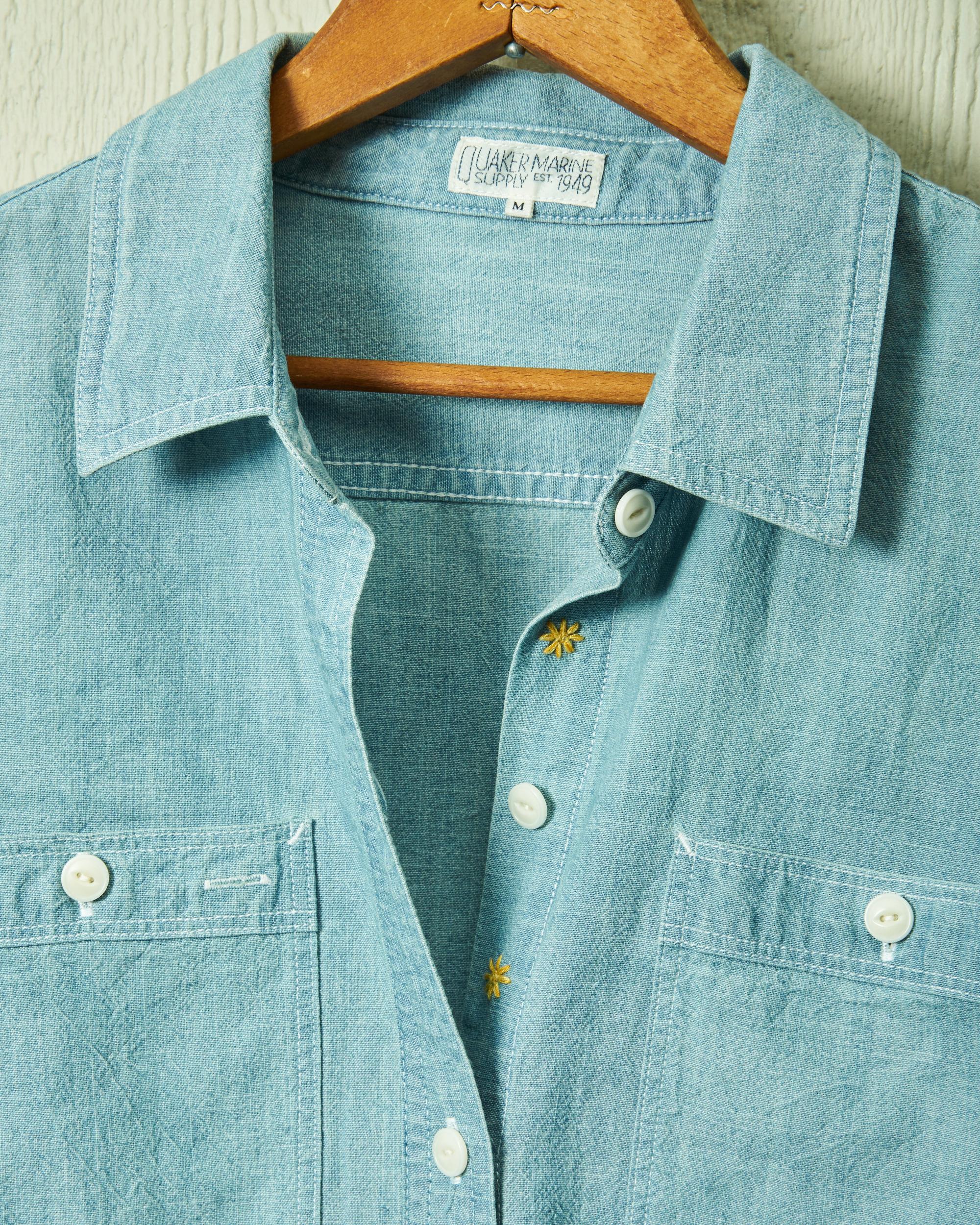 Women's Work Shirt in Chambray Product Image