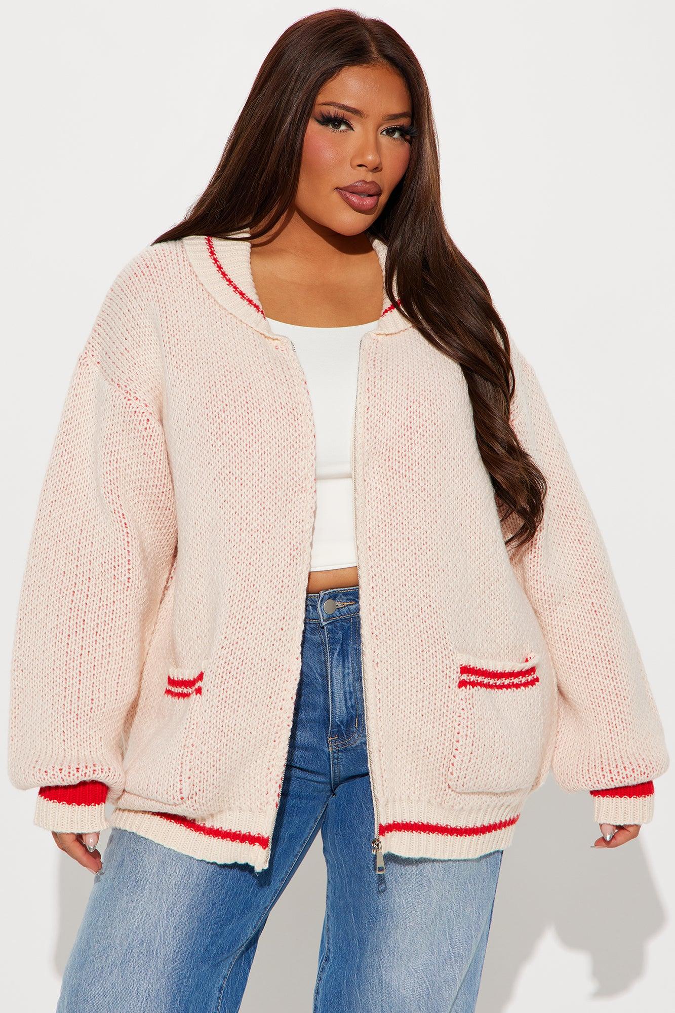 Apres Babe Sweater - Cream/combo Female Product Image