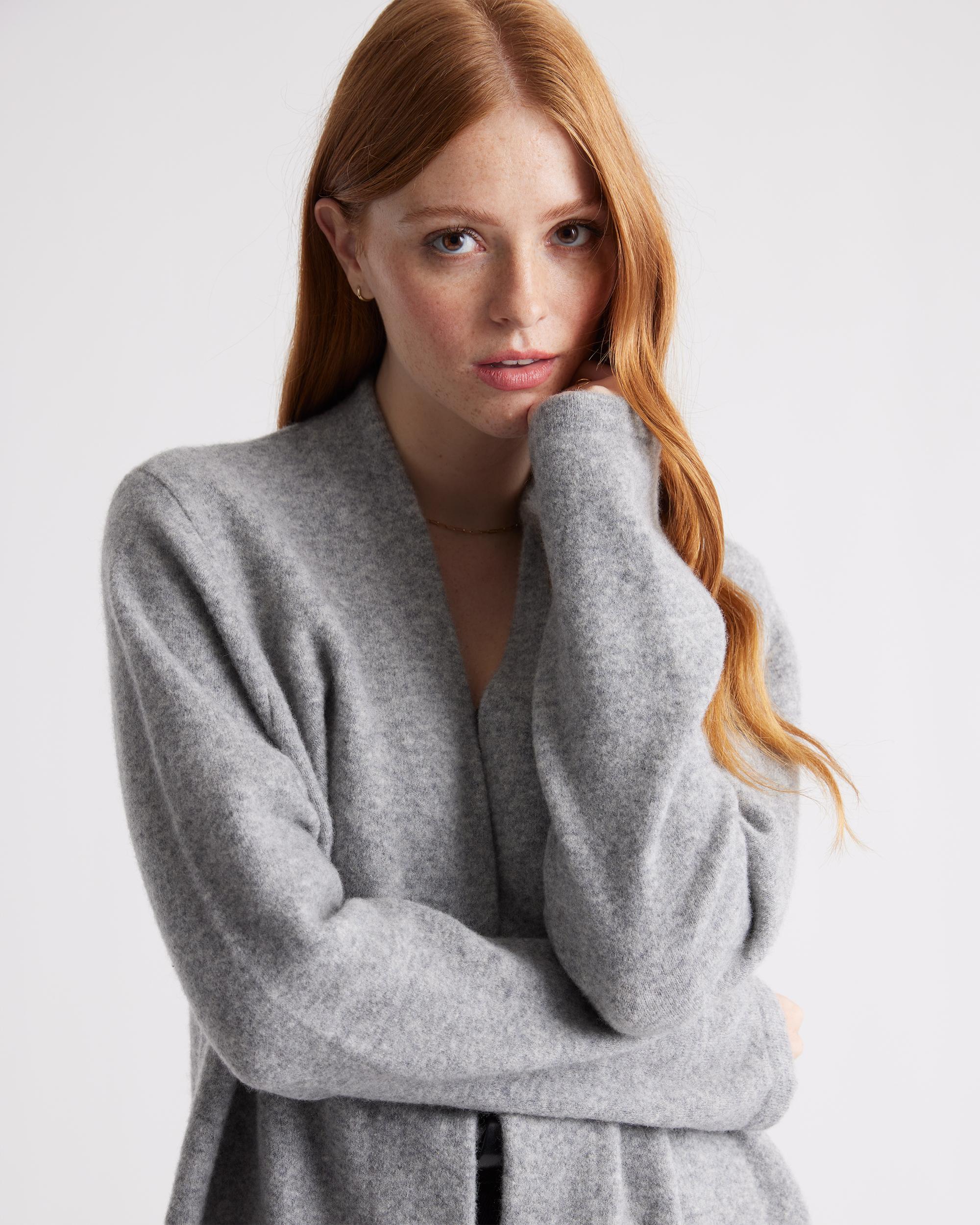 Quince | Women's Superfine Merino Wool Sweater Coat Product Image