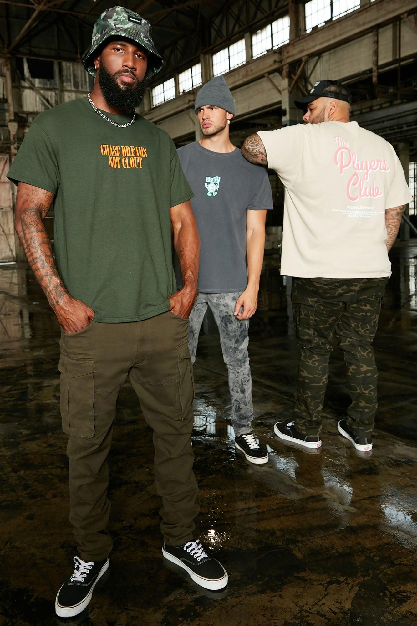 Summer Games Slim Cargo Pants - Olive Product Image