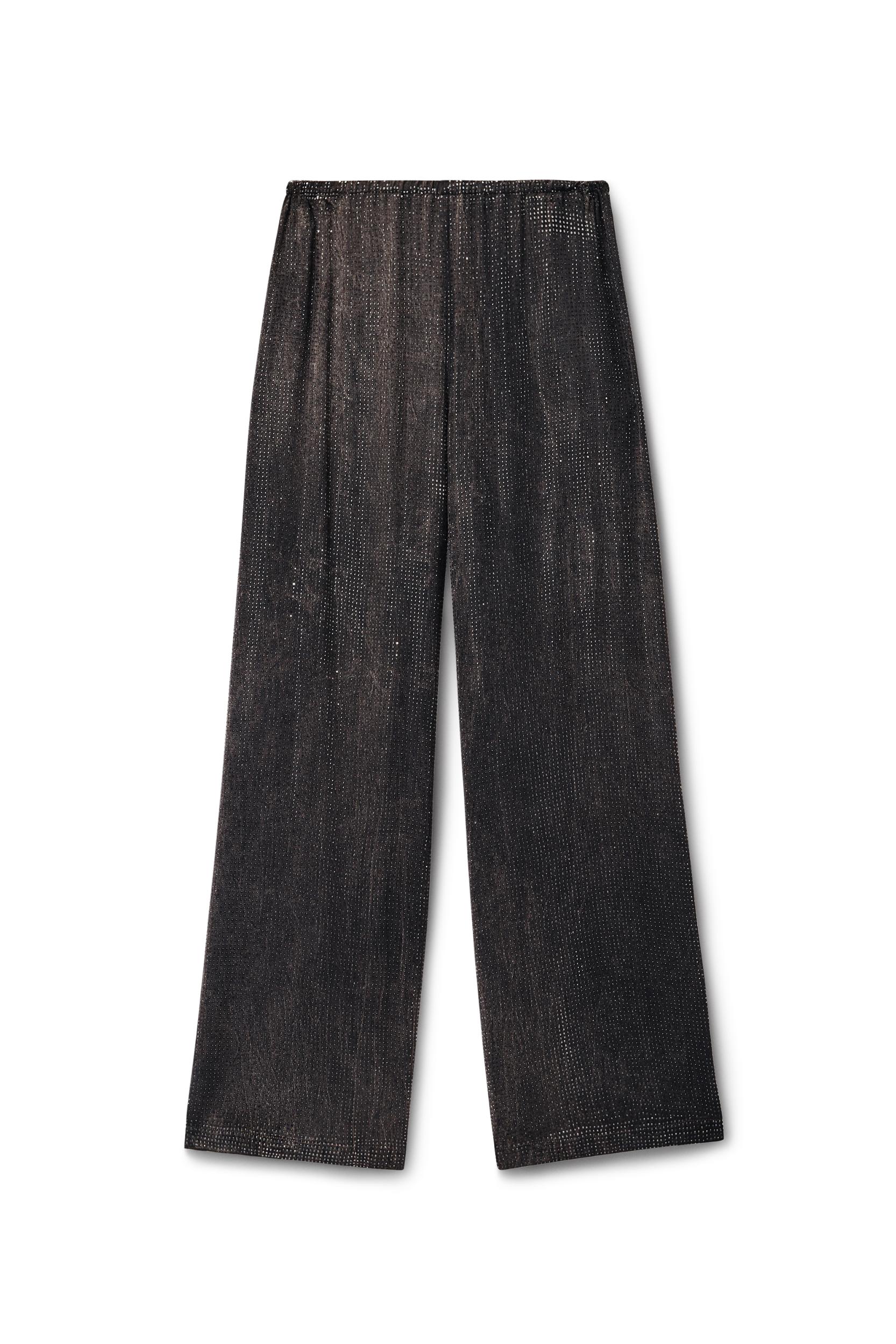 Crystal Hotfix Slim Relaxed-fit Pants Product Image