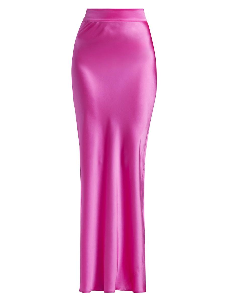 Womens Ryker Silk Bias-Cut Skirt Product Image